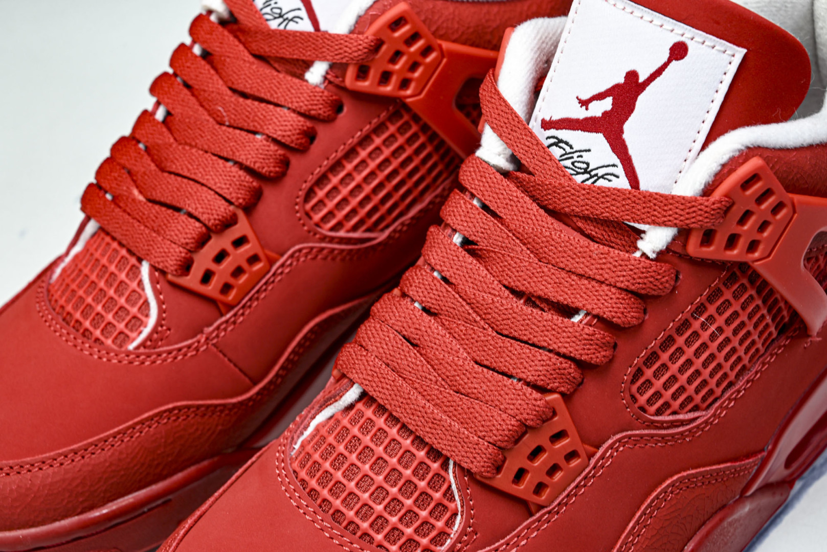 AJ4 EUR:39-48.5P:600纯原-Air Jordan 4 RETRO 大红爆裂纹 FV50