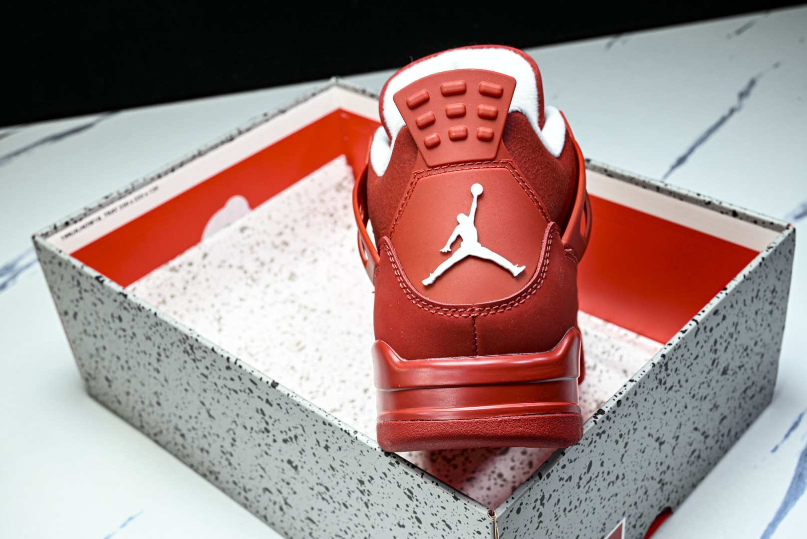 AJ4 EUR:39-48.5P:600纯原-Air Jordan 4 RETRO 大红爆裂纹 FV50