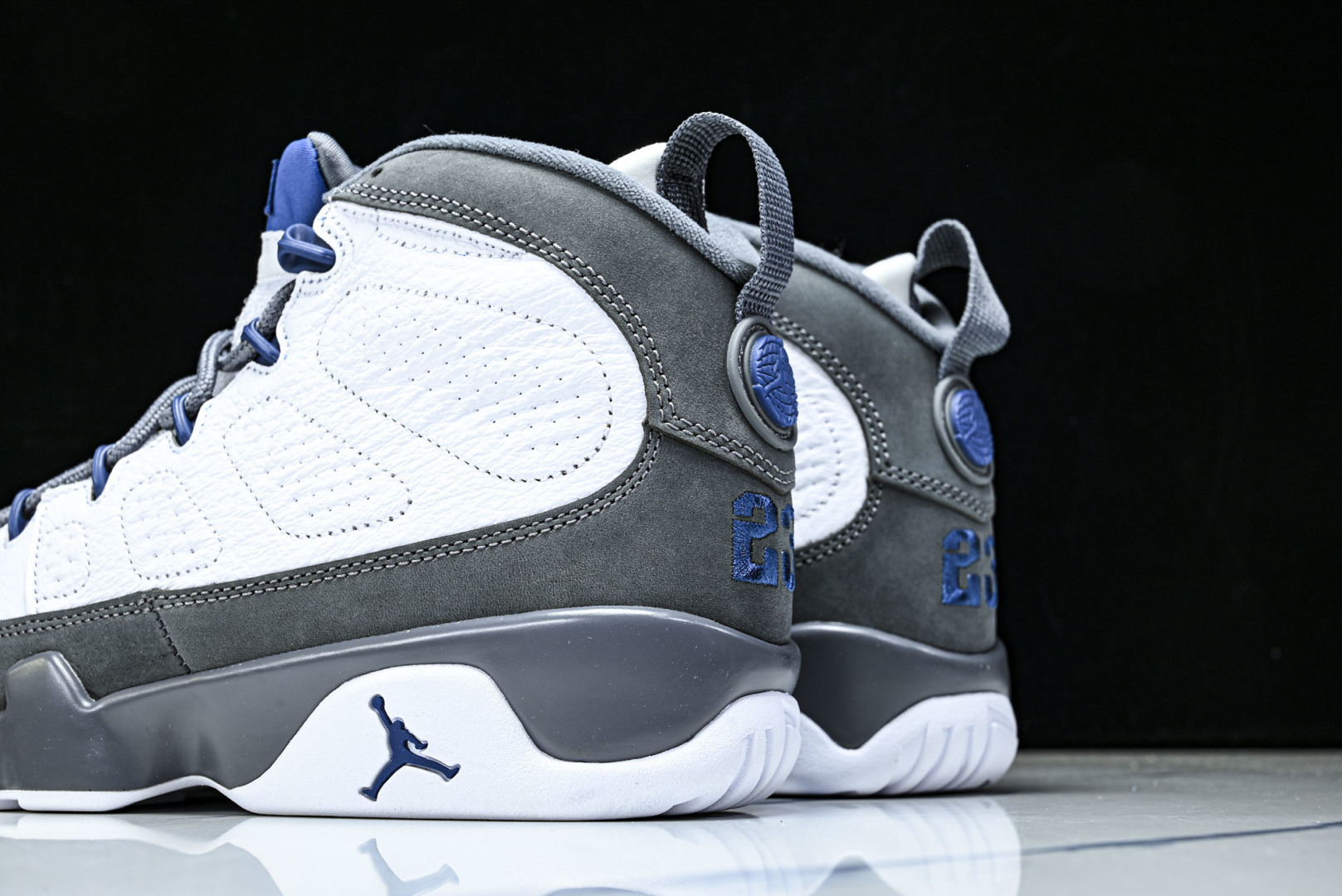 AJ9 EUR:40-48.5P:600纯原-Air Jordan 9 Retro Flint Grey