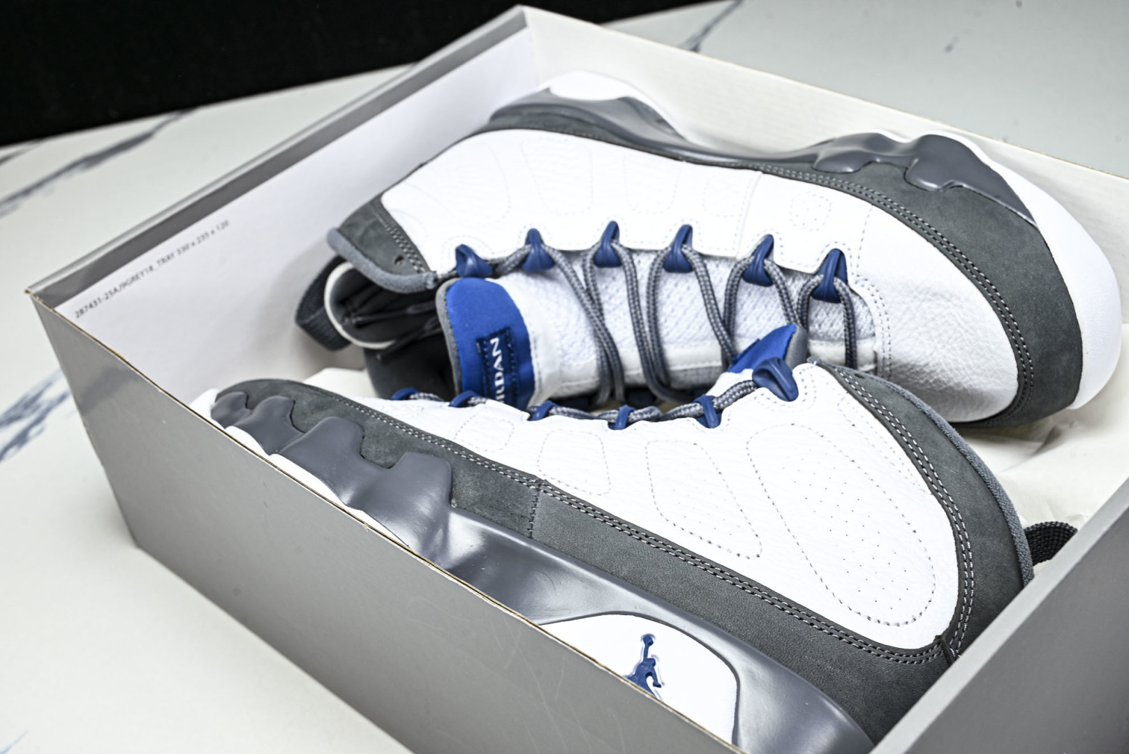 AJ9 EUR:40-48.5P:600纯原-Air Jordan 9 Retro Flint Grey