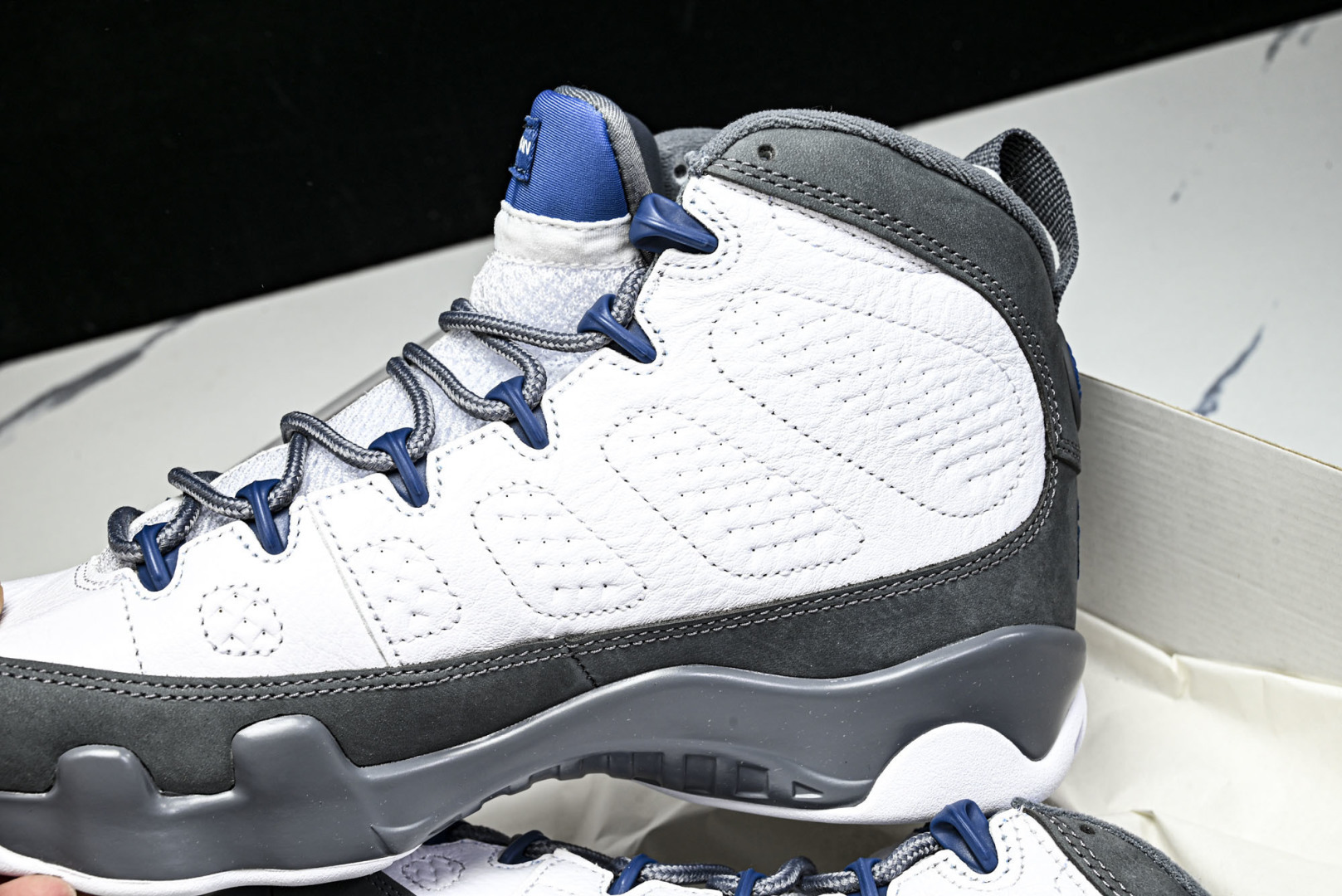 AJ9 EUR:40-48.5P:600纯原-Air Jordan 9 Retro Flint Grey