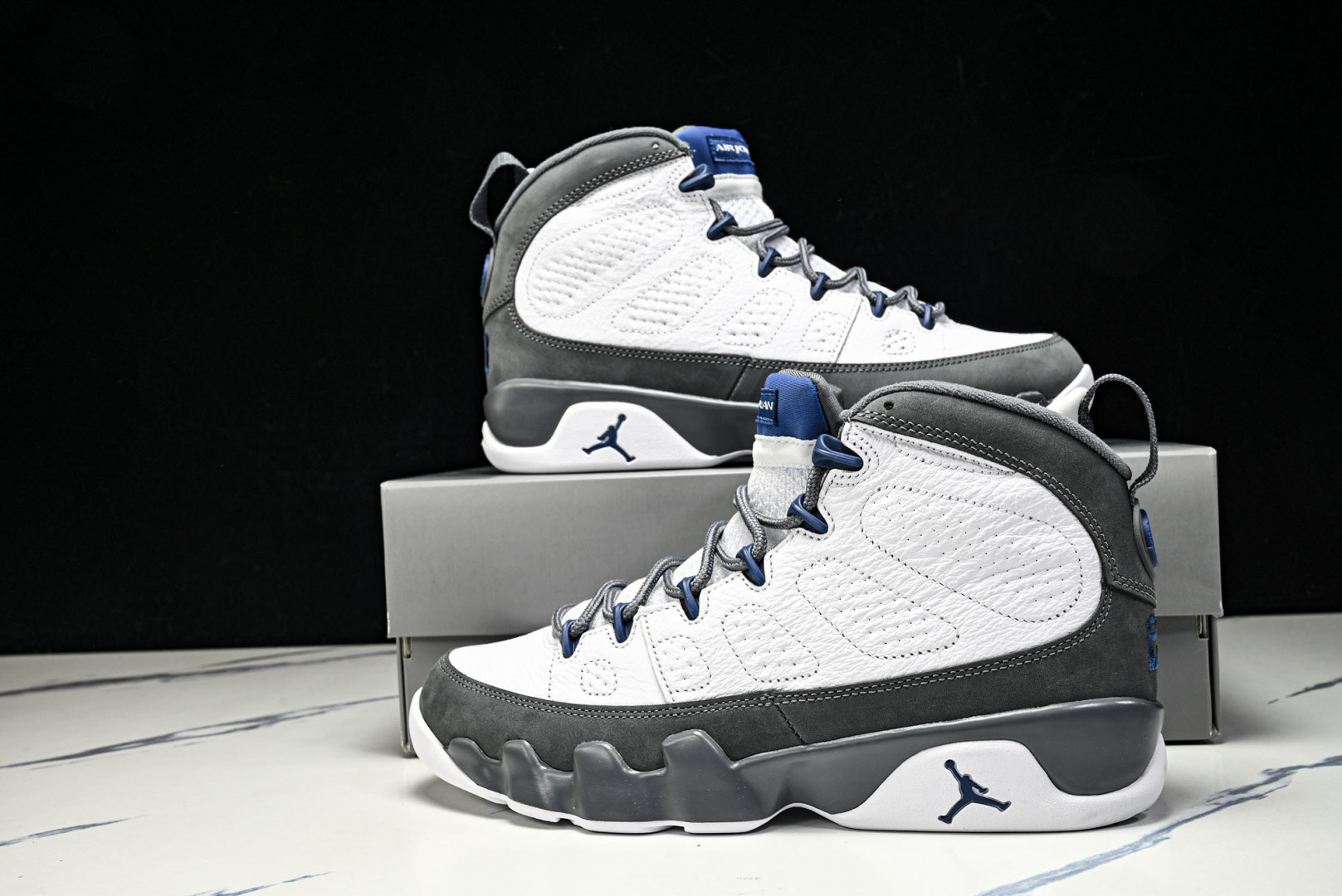 AJ9 EUR:40-48.5P:600纯原-Air Jordan 9 Retro Flint Grey