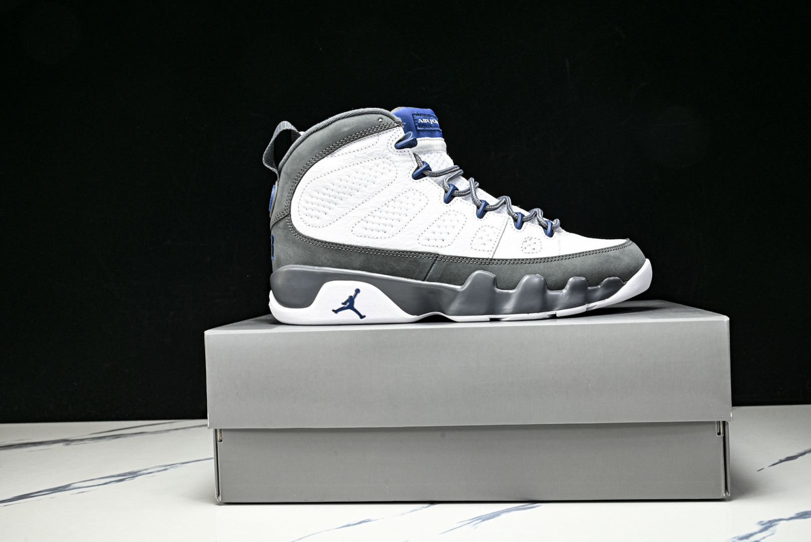 AJ9 EUR:40-48.5P:600纯原-Air Jordan 9 Retro Flint Grey