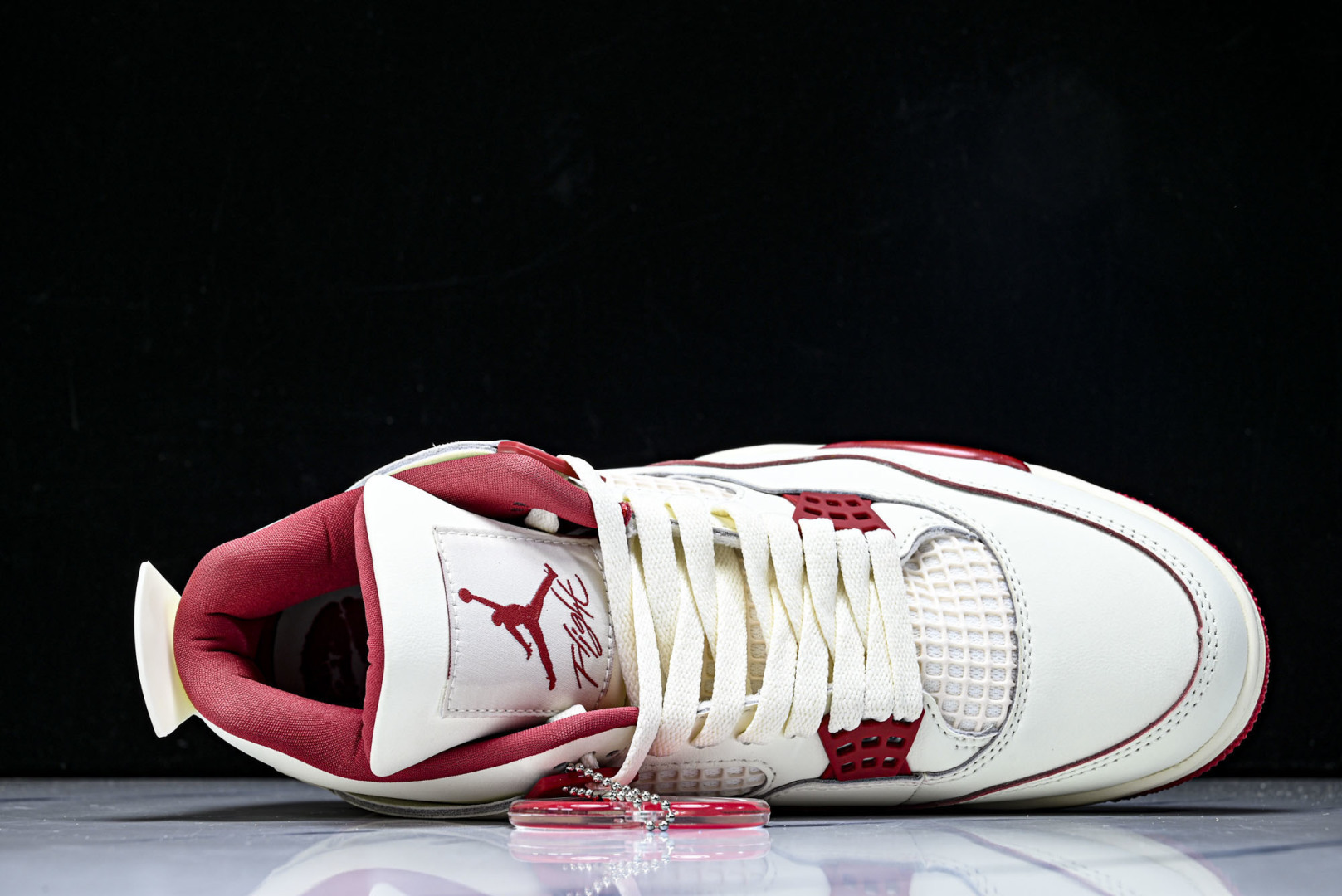 AJ4 EUR:40-48.5P:480纯原-Air Jordan 4 “Sierra Red”情人节白