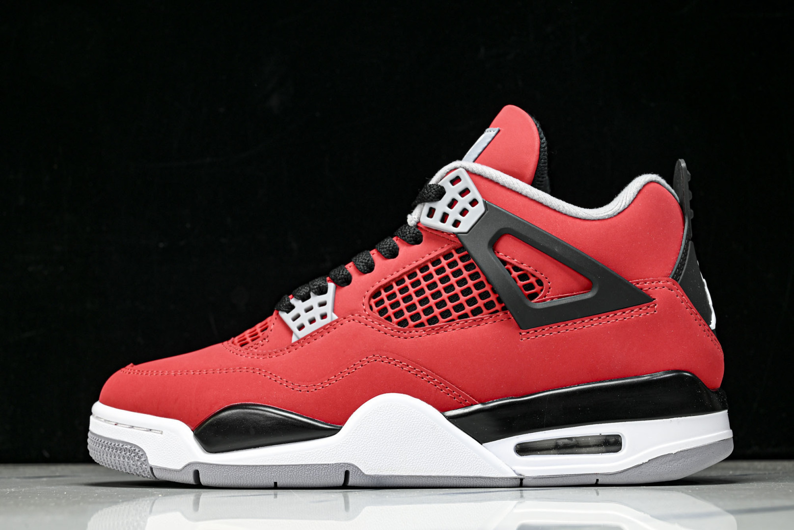 AJ4 EUR:40-48.5P:570纯原-Air Jordan 4“Toro Bravo”公牛红复刻