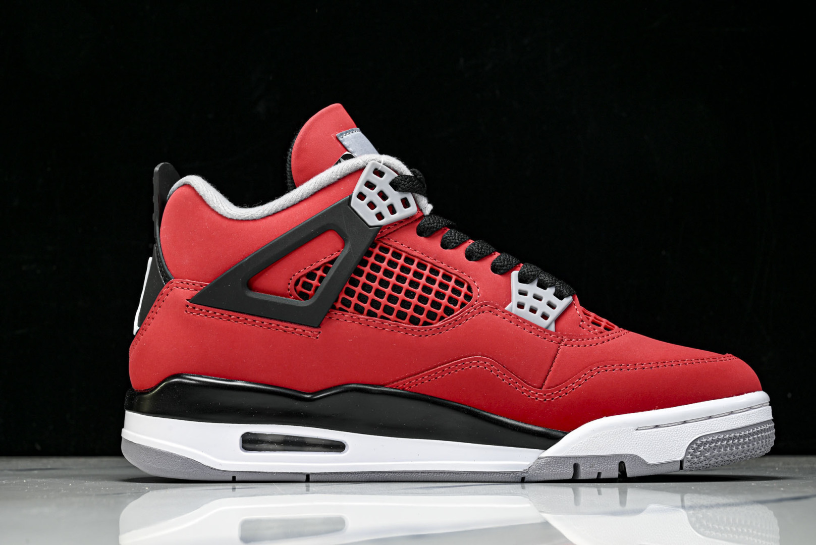 AJ4 EUR:40-48.5P:570纯原-Air Jordan 4“Toro Bravo”公牛红复刻
