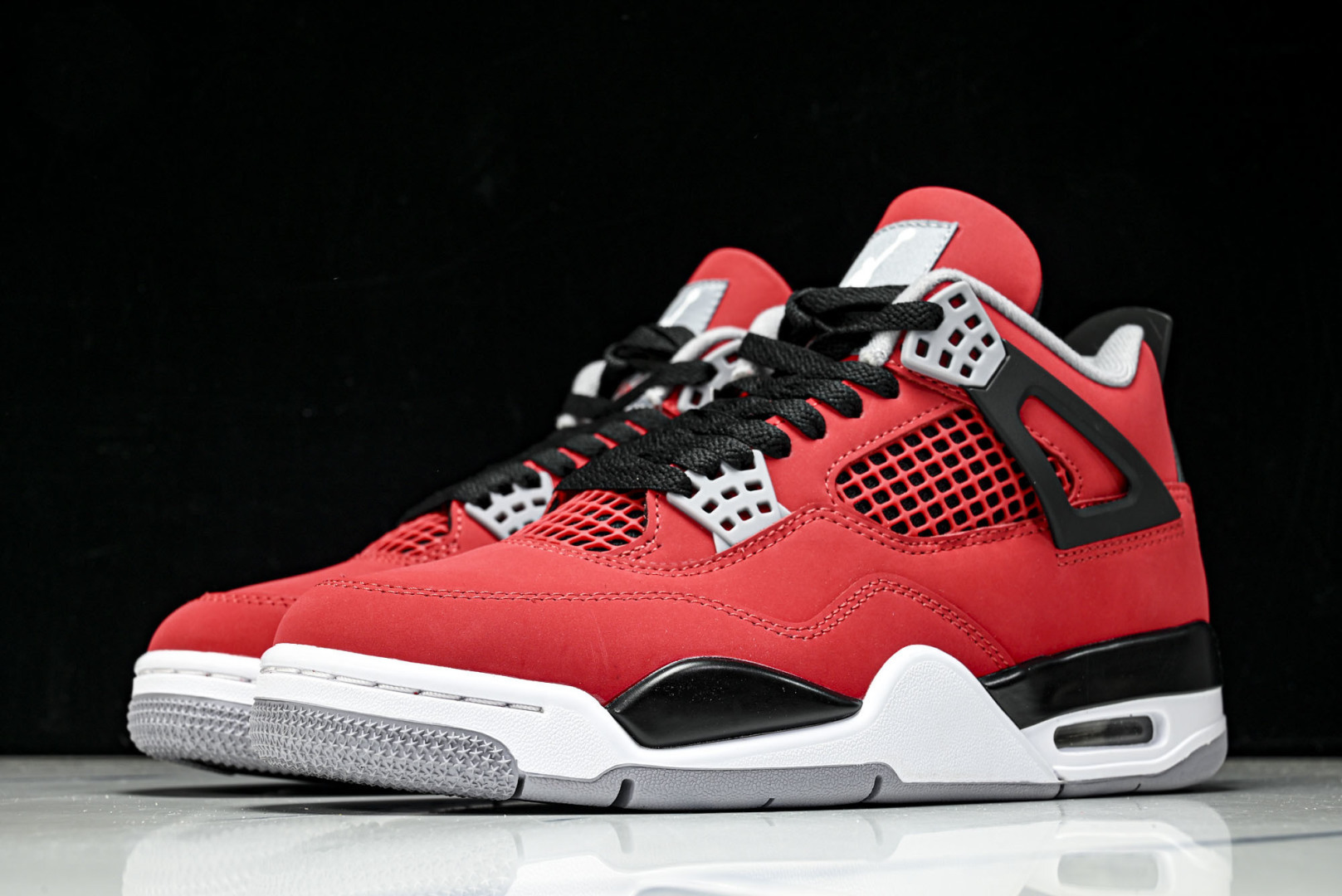 AJ4 EUR:40-48.5P:570纯原-Air Jordan 4“Toro Bravo”公牛红复刻