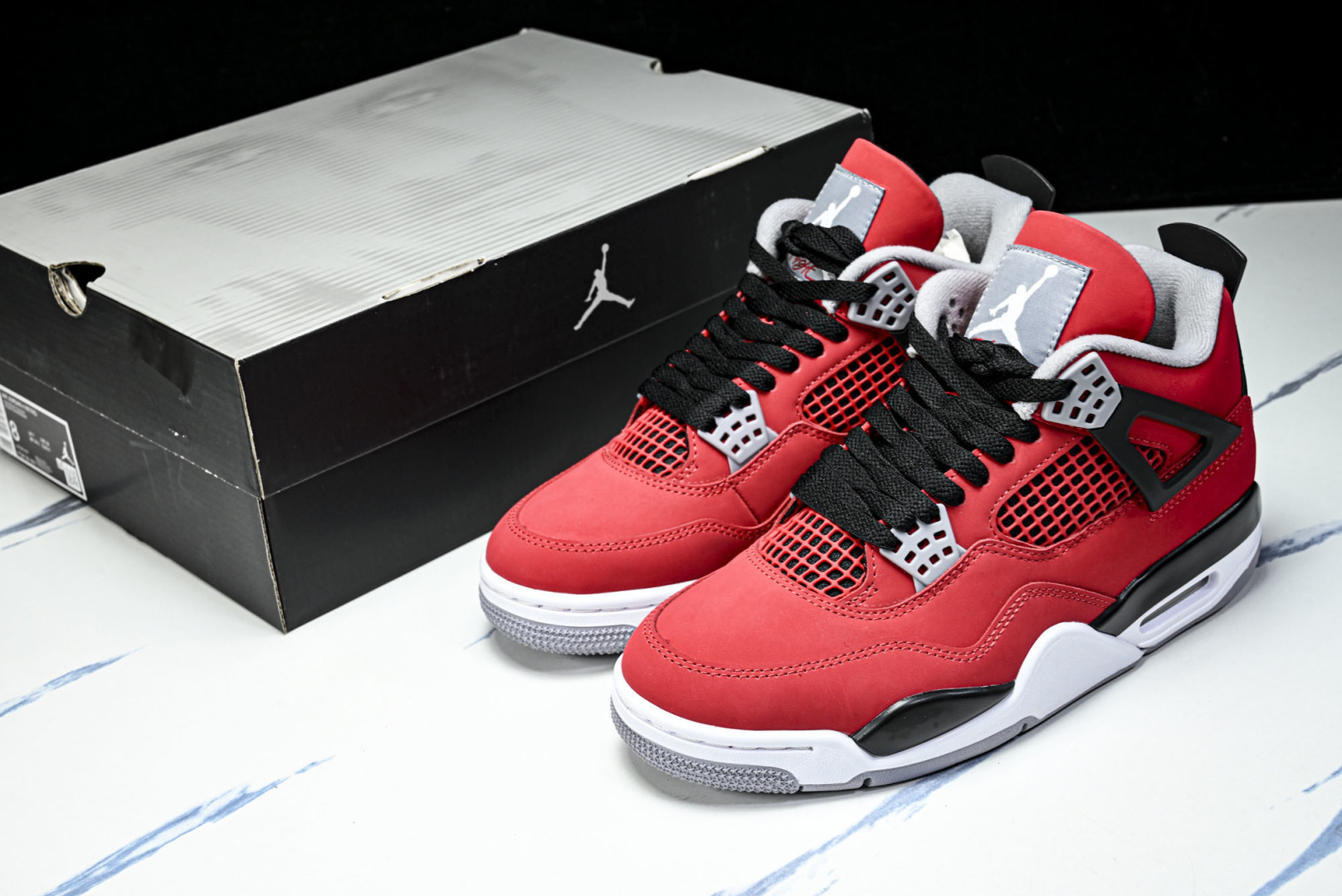 AJ4 EUR:40-48.5P:570纯原-Air Jordan 4“Toro Bravo”公牛红复刻