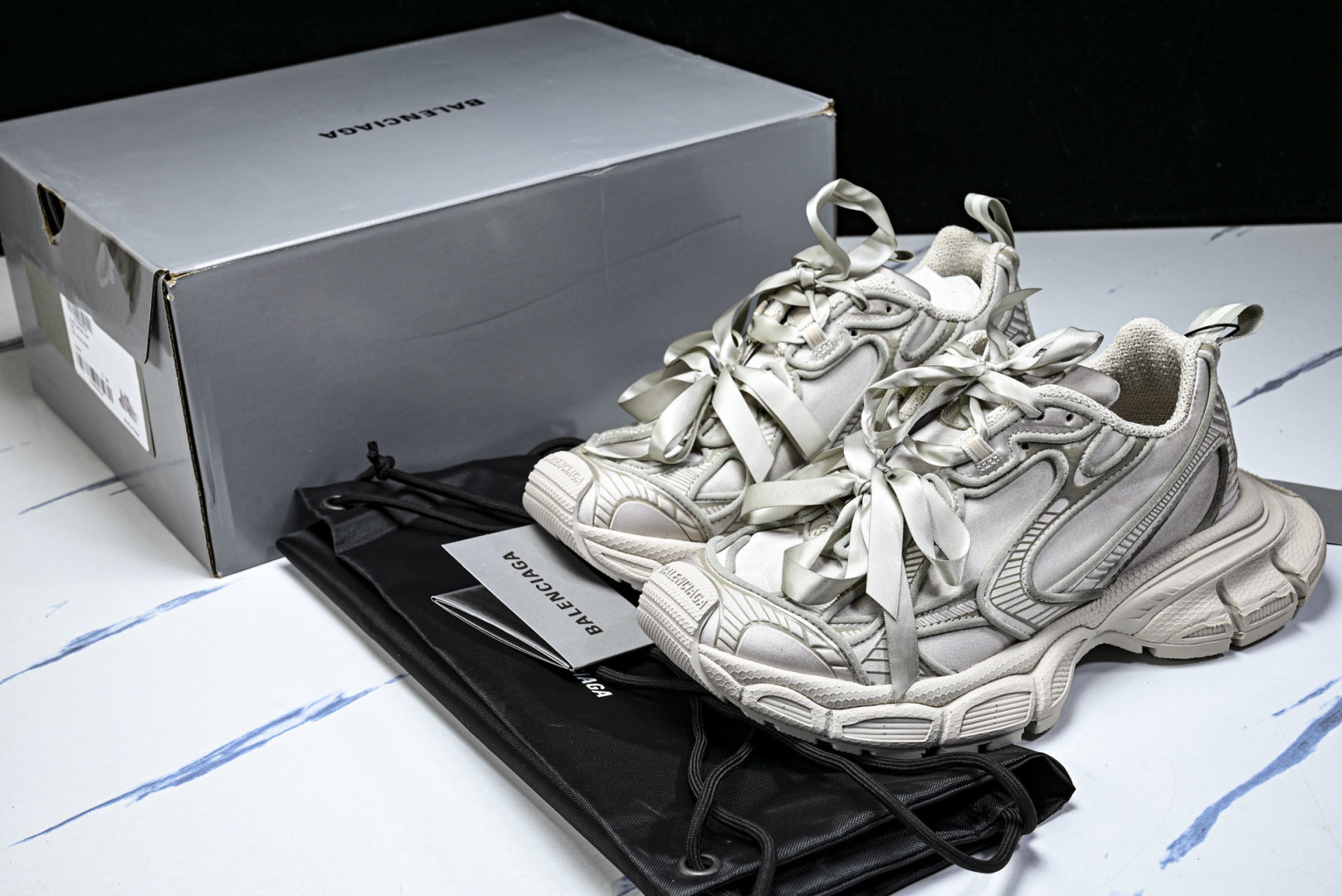 巴黎 EUR:35-46 偏大一码P:480纯原-Balenciaga 3XL Satin Bows 官