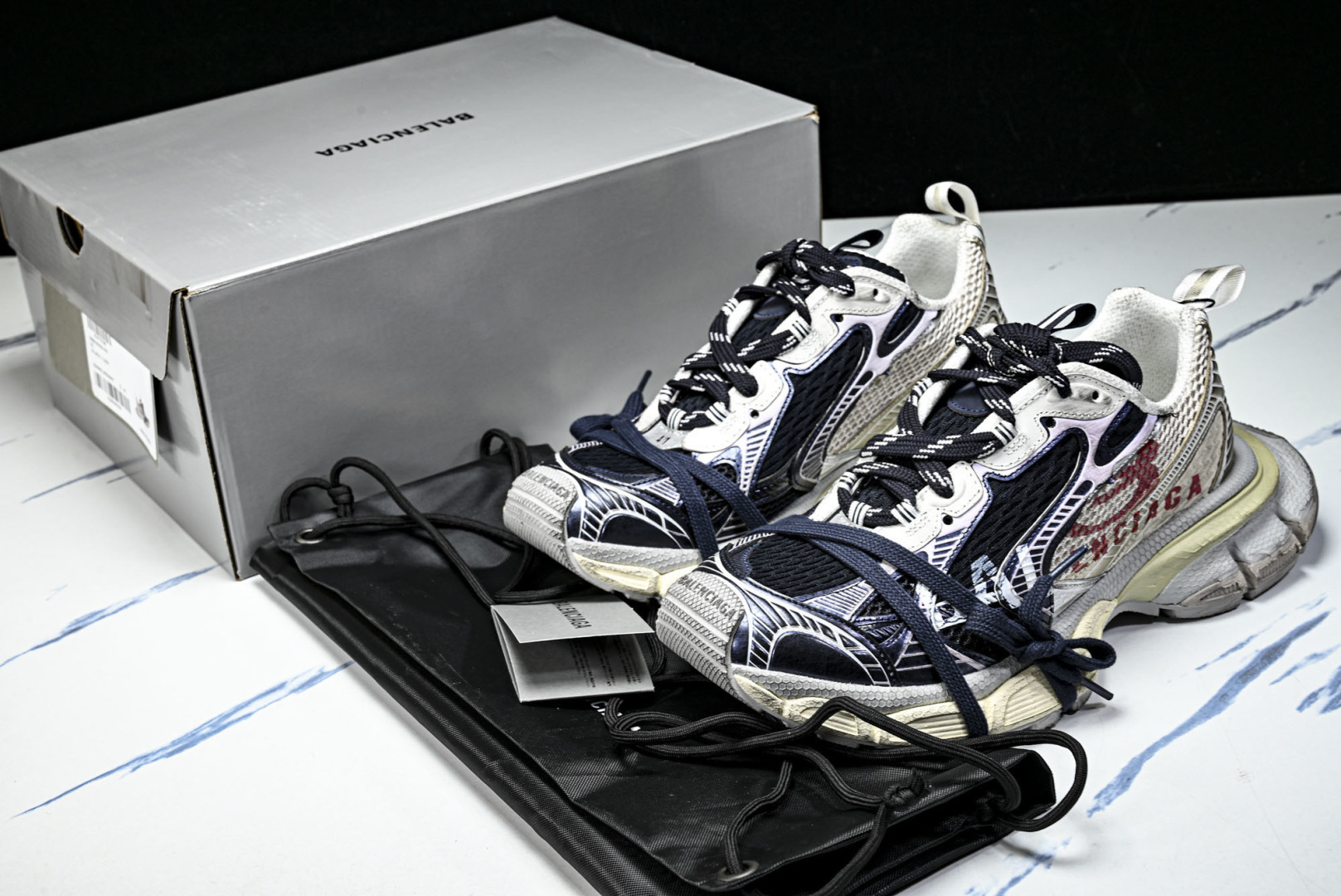 巴黎 EUR:35-46 偏大一码P:500纯原-Balenciaga 3XL SPLIT-LOGO 海