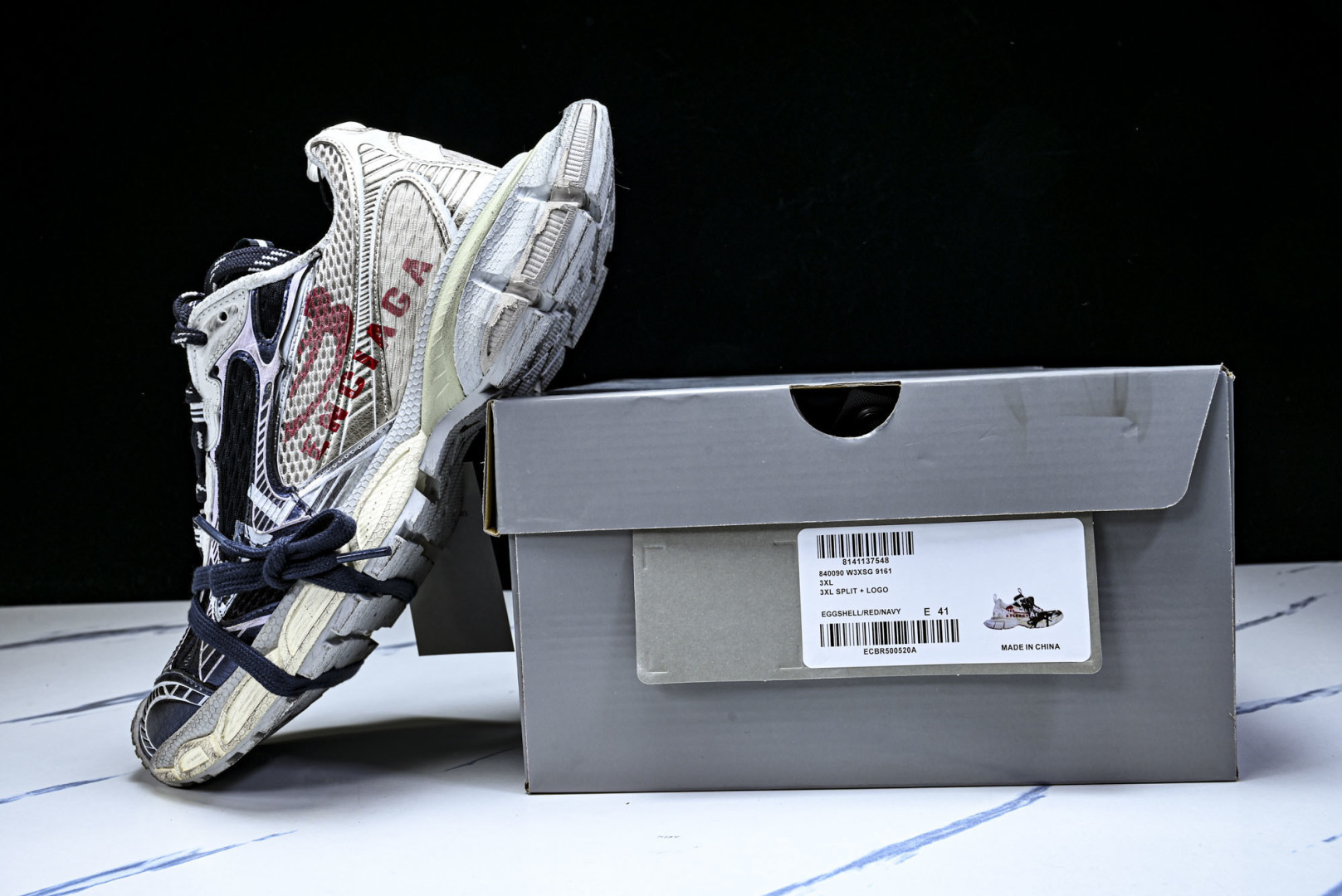 巴黎 EUR:35-46 偏大一码P:500纯原-Balenciaga 3XL SPLIT-LOGO 海