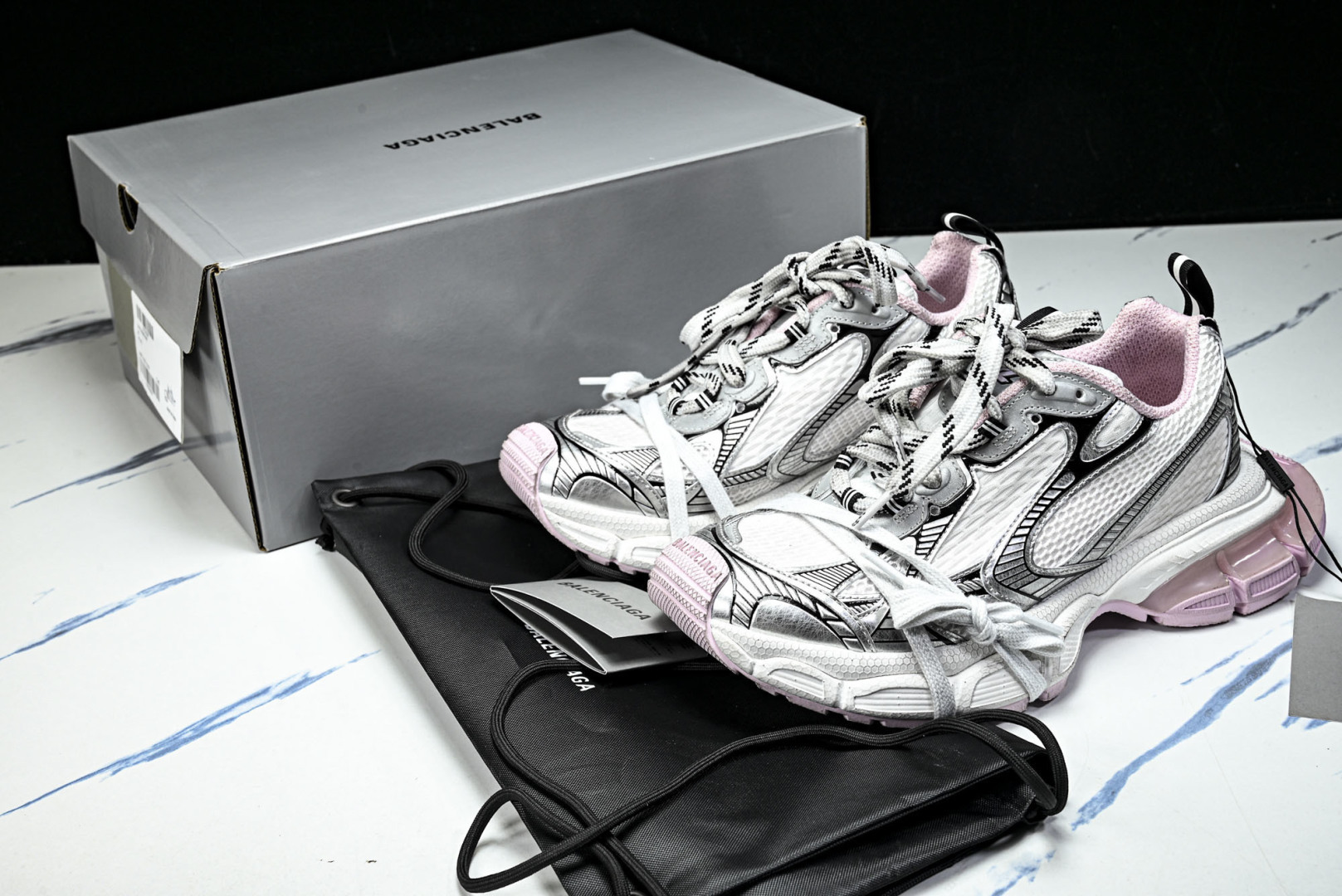 巴黎 EUR:35-46 偏大一码P:500纯原-Balenciaga 3XL 紫色 W3XGC 951