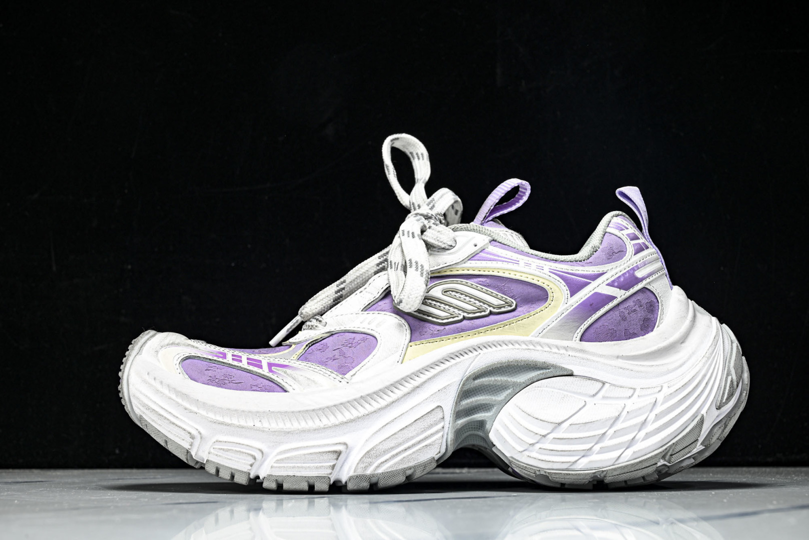 巴黎 EUR:35-46 偏大一码P:540纯原-Balenciaga 6XL 白紫 W6XES 599