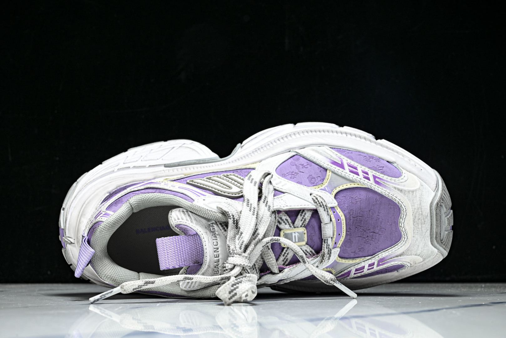 巴黎 EUR:35-46 偏大一码P:540纯原-Balenciaga 6XL 白紫 W6XES 599