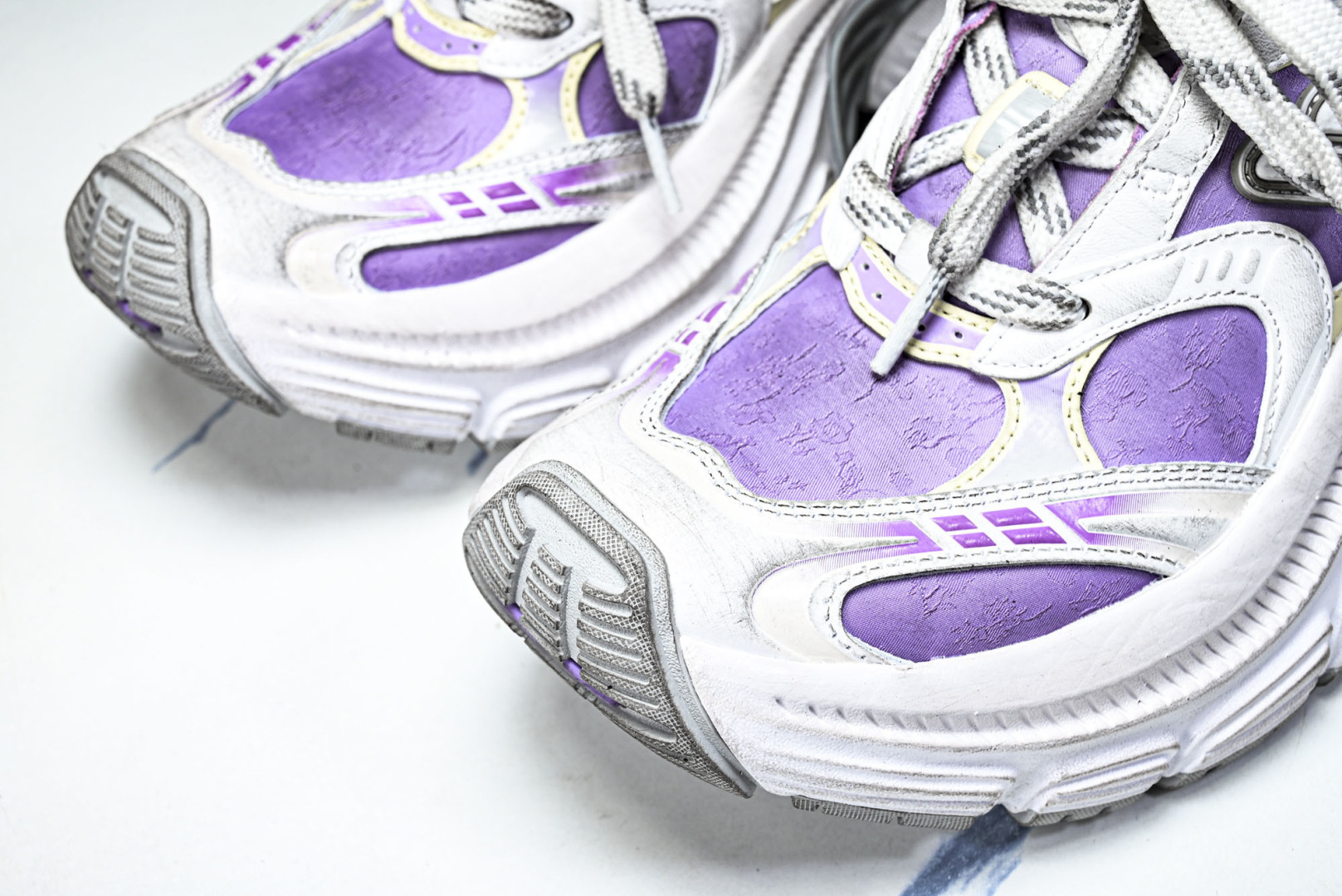 巴黎 EUR:35-46 偏大一码P:540纯原-Balenciaga 6XL 白紫 W6XES 599