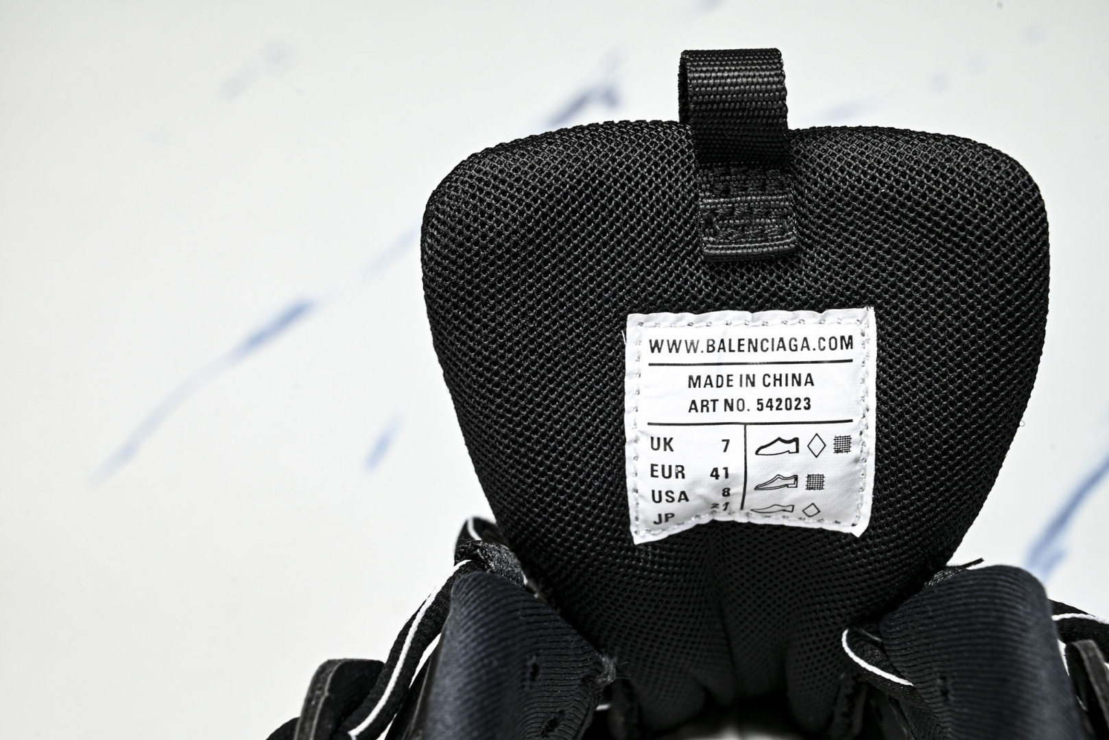 巴黎 EUR:35-46 偏大一码P:600纯原-Balenciaga Track 黑色 WTRHM10