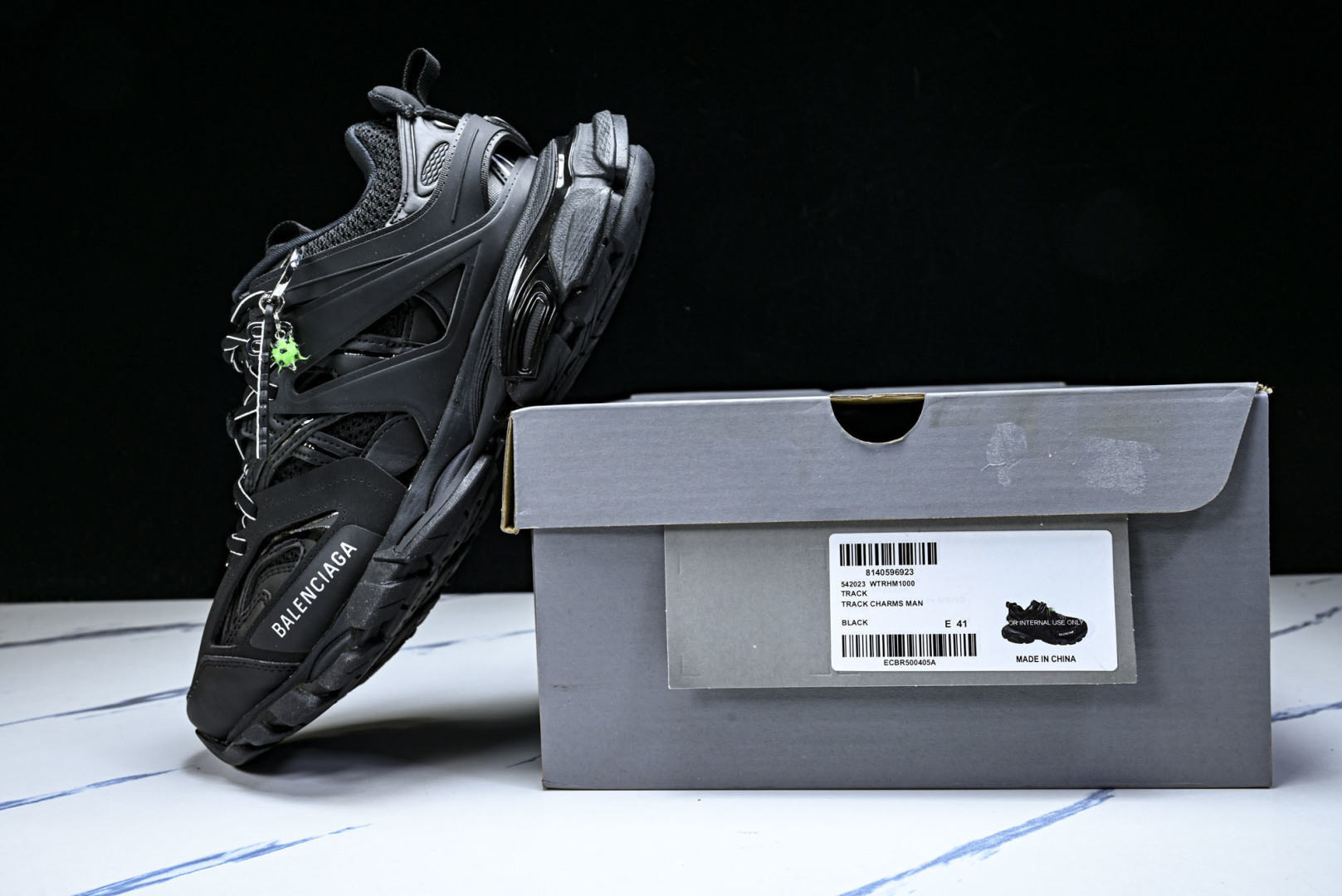 巴黎 EUR:35-46 偏大一码P:600纯原-Balenciaga Track 黑色 WTRHM10