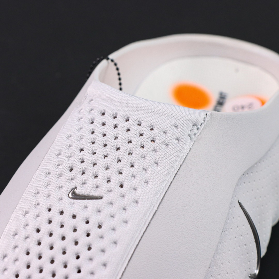 Nike Mind 001 黑科技足底按摩舒适柔软包头拖鞋 白色该系列首作 Mind 001 从神经科学