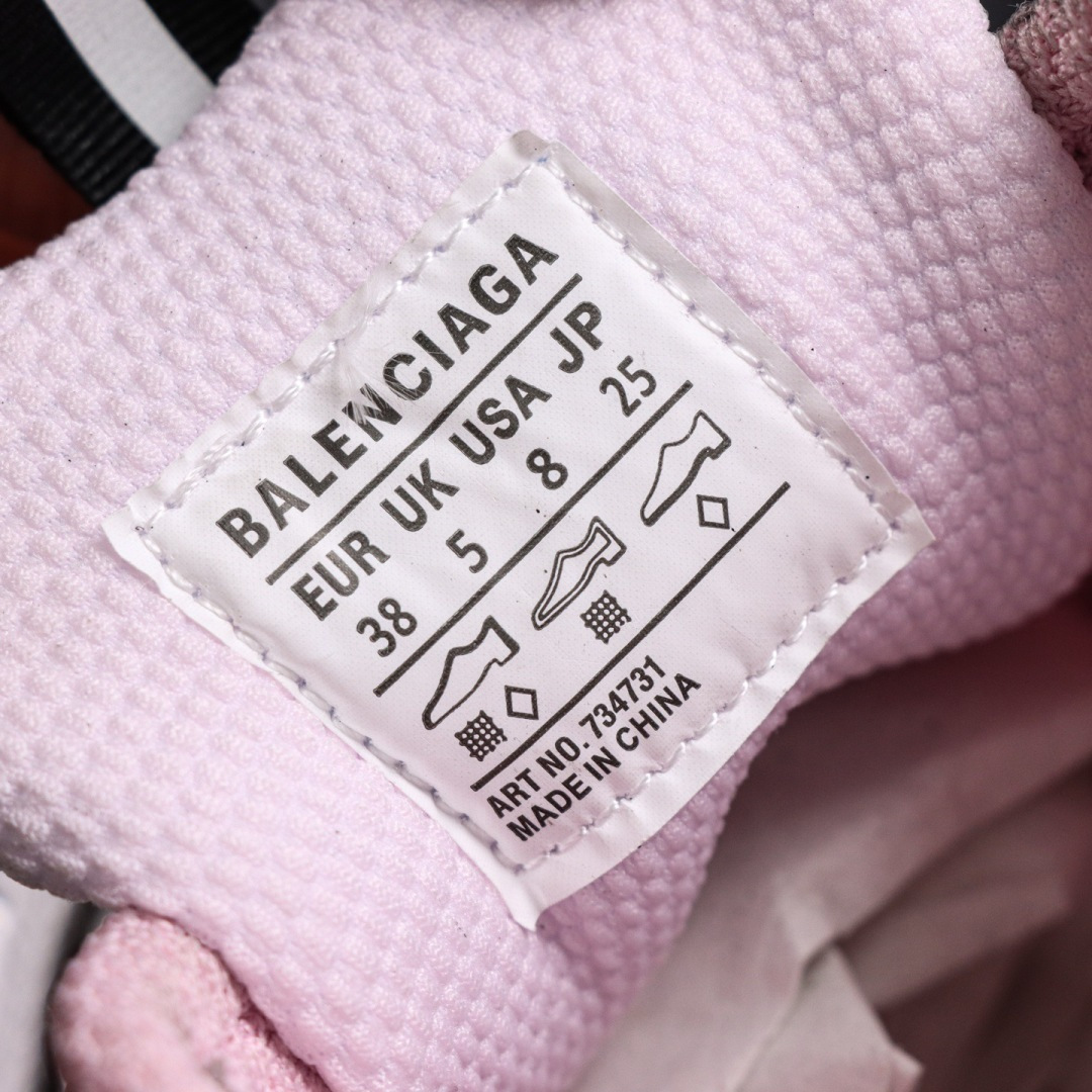 Balenciaga巴黎世家 3XL 磨损效果 圆头厚底系带老爹鞋S2纯原生产线出品 网面轻便型老爹鞋在