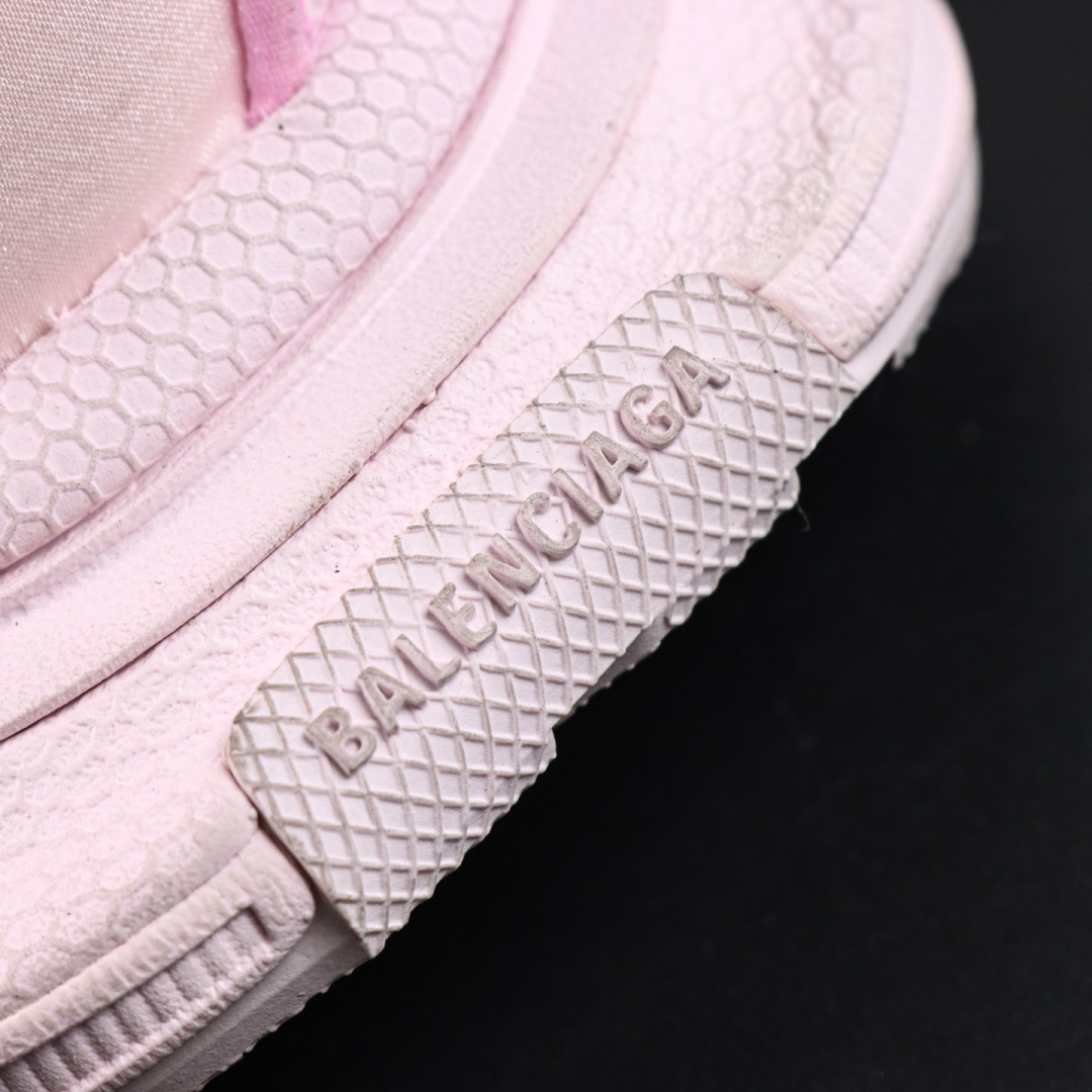 Balenciaga巴黎世家 3XL 磨损效果 圆头厚底系带老爹鞋S2纯原生产线出品 网面轻便型老爹鞋在