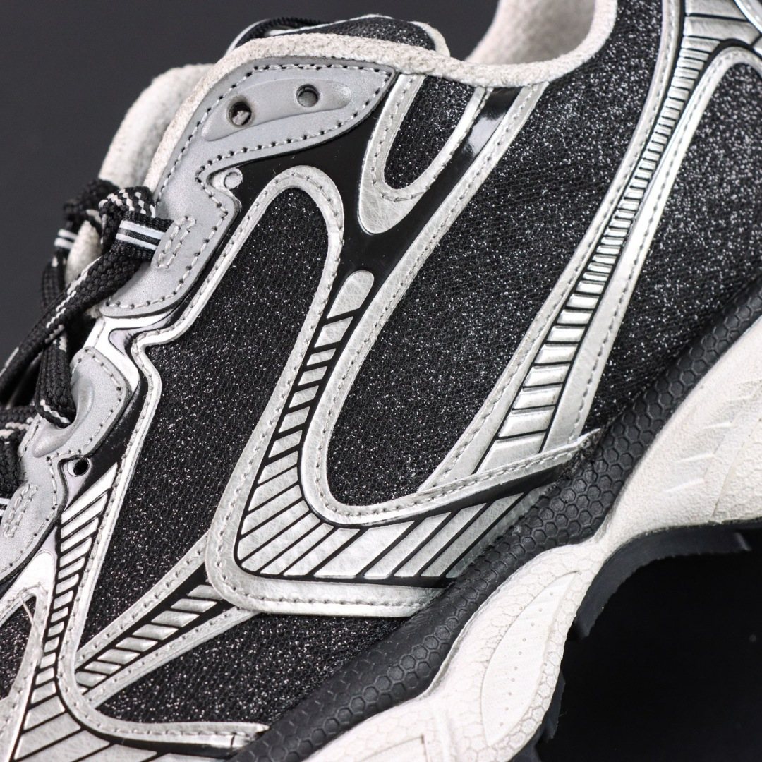 Balenciaga巴黎世家 3XL 磨损效果 圆头厚底系带老爹鞋S2纯原生产线出品 网面轻便型老爹鞋在