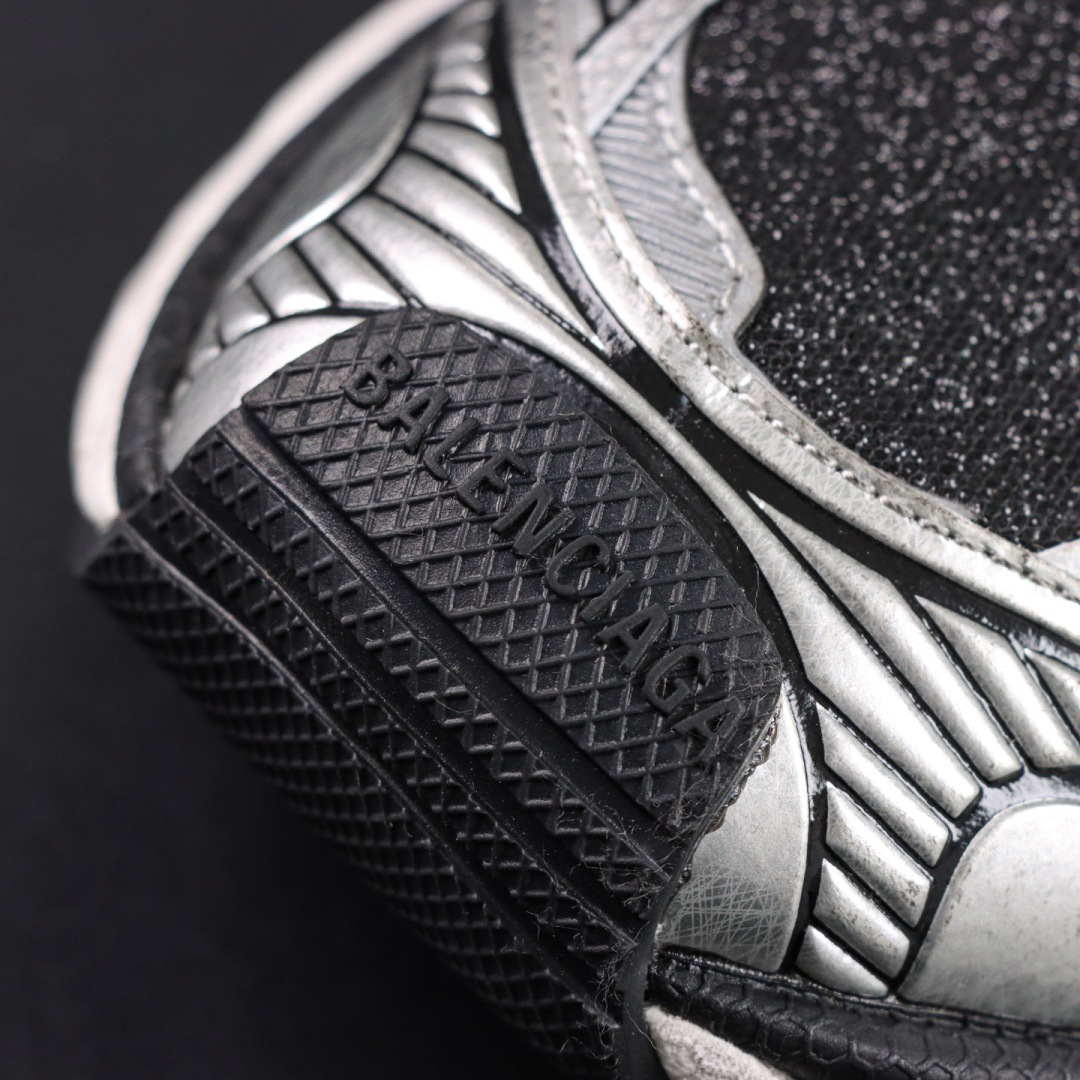 Balenciaga巴黎世家 3XL 磨损效果 圆头厚底系带老爹鞋S2纯原生产线出品 网面轻便型老爹鞋在