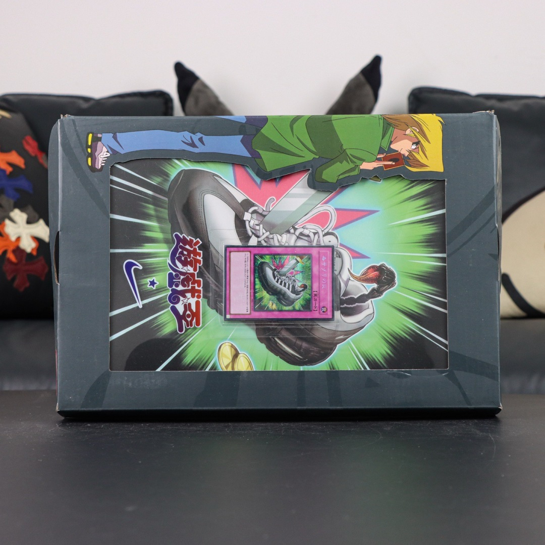 Yu-Gi-Oh! x Nike Air Muscle 95 游戏王联名 灰色GX纯原生产线出品Air 