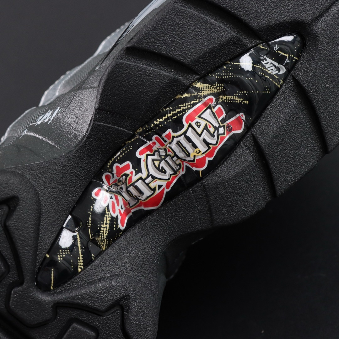 Yu-Gi-Oh! x Nike Air Muscle 95 游戏王联名 灰色GX纯原生产线出品Air 