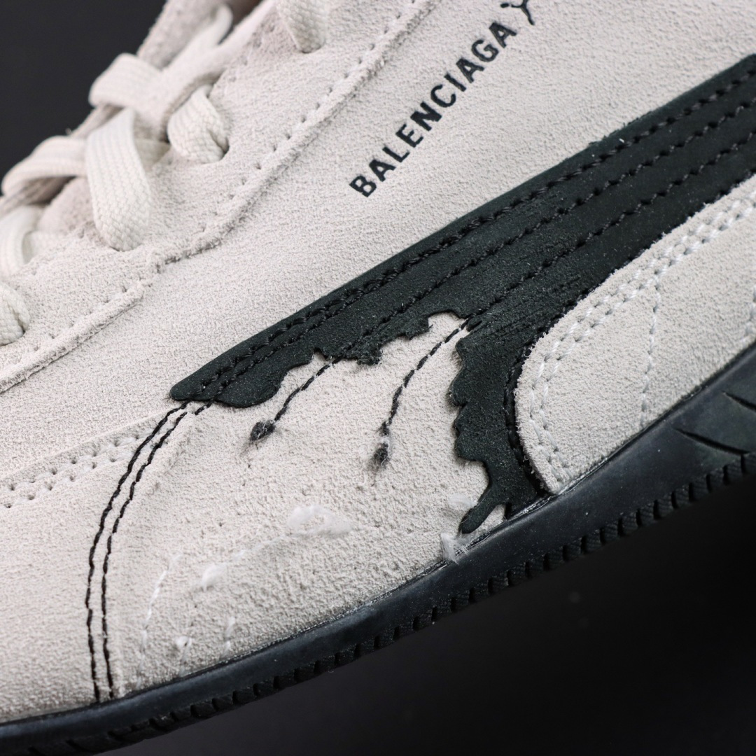PUMA x Balenciaga巴黎世家 Speedcat 系列 薄底鞋德训鞋赛车鞋 黑色S2纯原生产