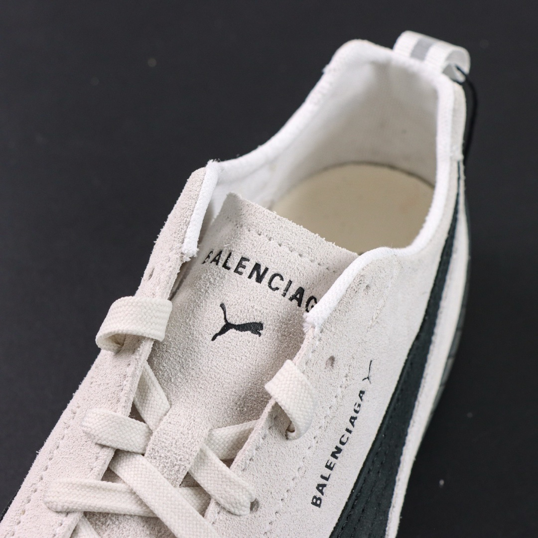 PUMA x Balenciaga巴黎世家 Speedcat 系列 薄底鞋德训鞋赛车鞋 黑色S2纯原生产