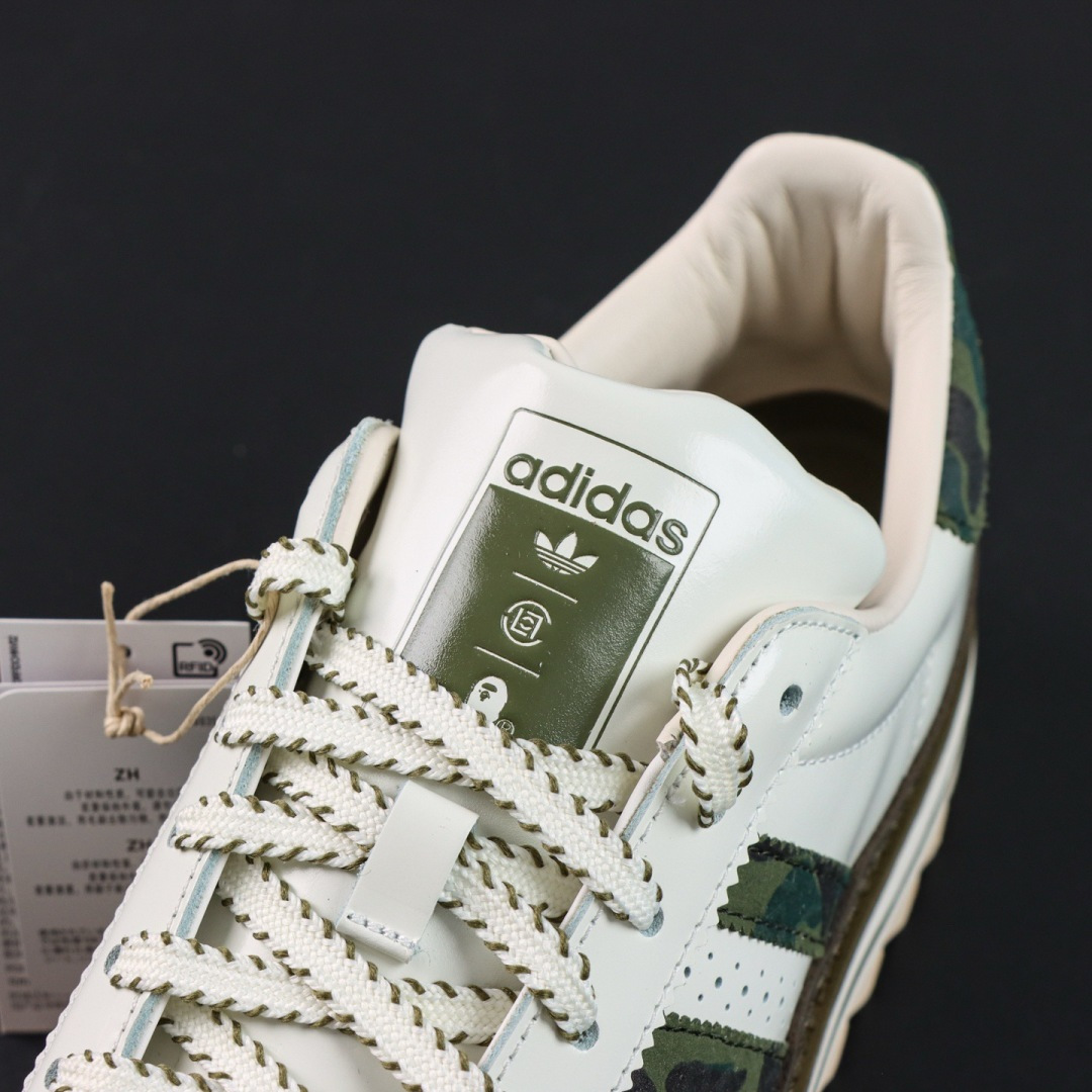 Adidas CLOT X BAPE SUPERSTAR BY E 陈冠希联名 锯齿休闲板鞋 大厂纯原生