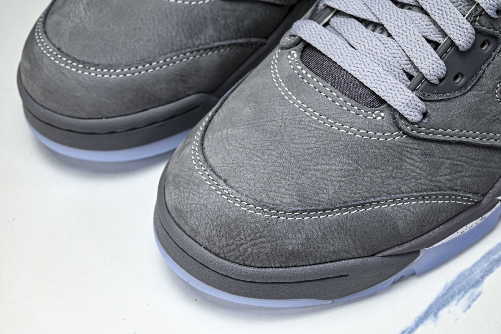 AJ5 尺码:36-47.5纯原出品-Air Jordan 5 Wolf Grey AJ5 乔5狼灰 D