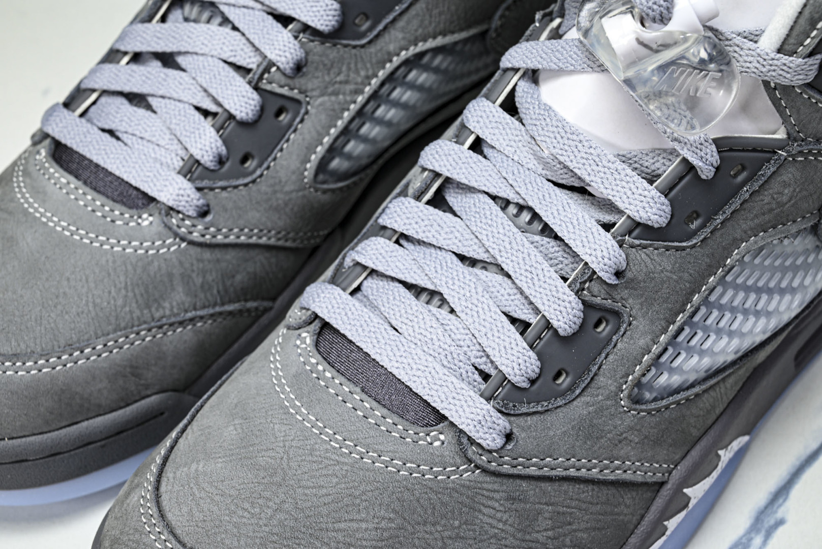 AJ5 尺码:36-47.5纯原出品-Air Jordan 5 Wolf Grey AJ5 乔5狼灰 D