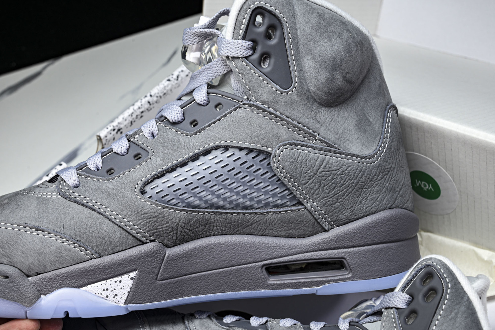 AJ5 尺码:36-47.5纯原出品-Air Jordan 5 Wolf Grey AJ5 乔5狼灰 D