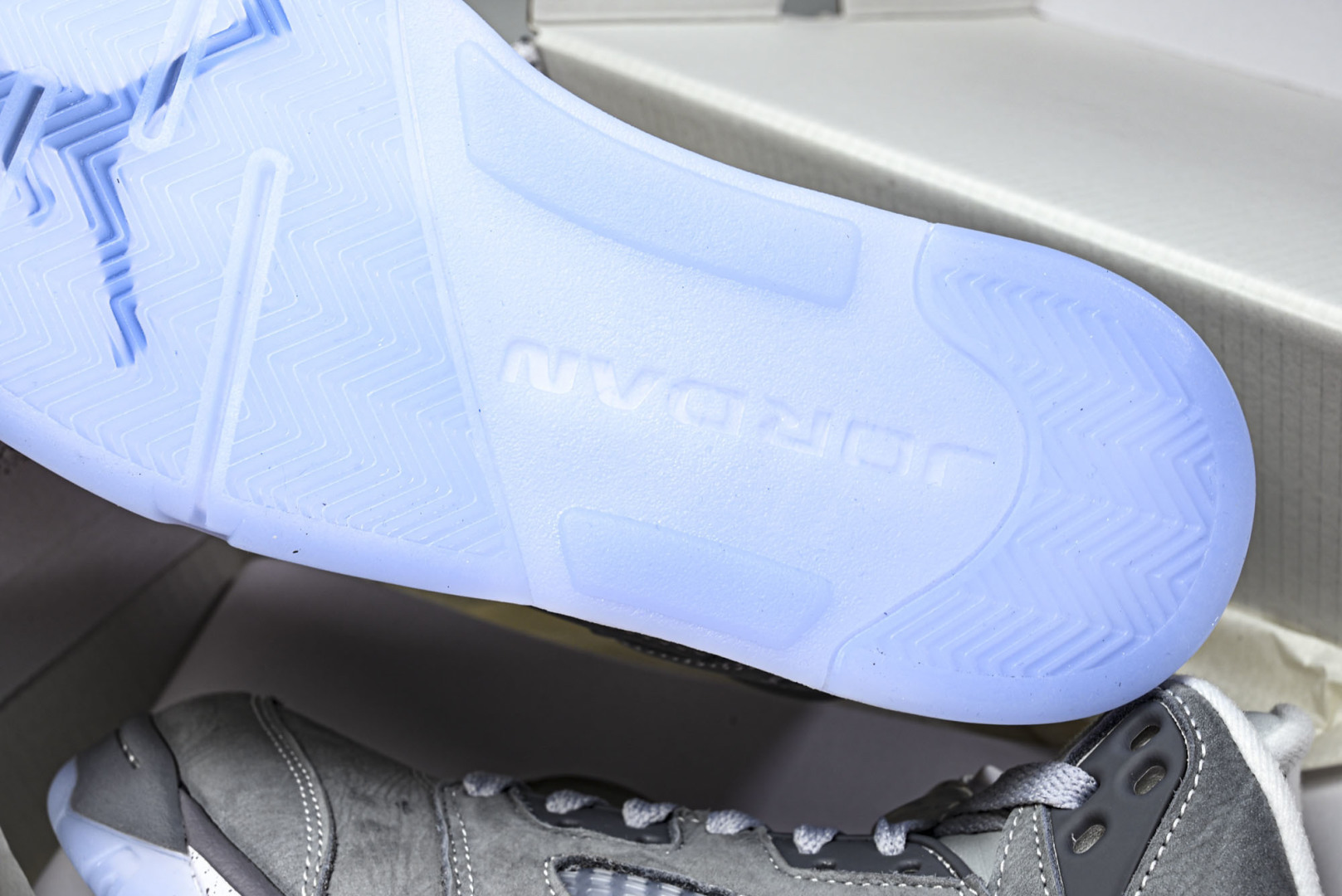 AJ5 尺码:36-47.5纯原出品-Air Jordan 5 Wolf Grey AJ5 乔5狼灰 D