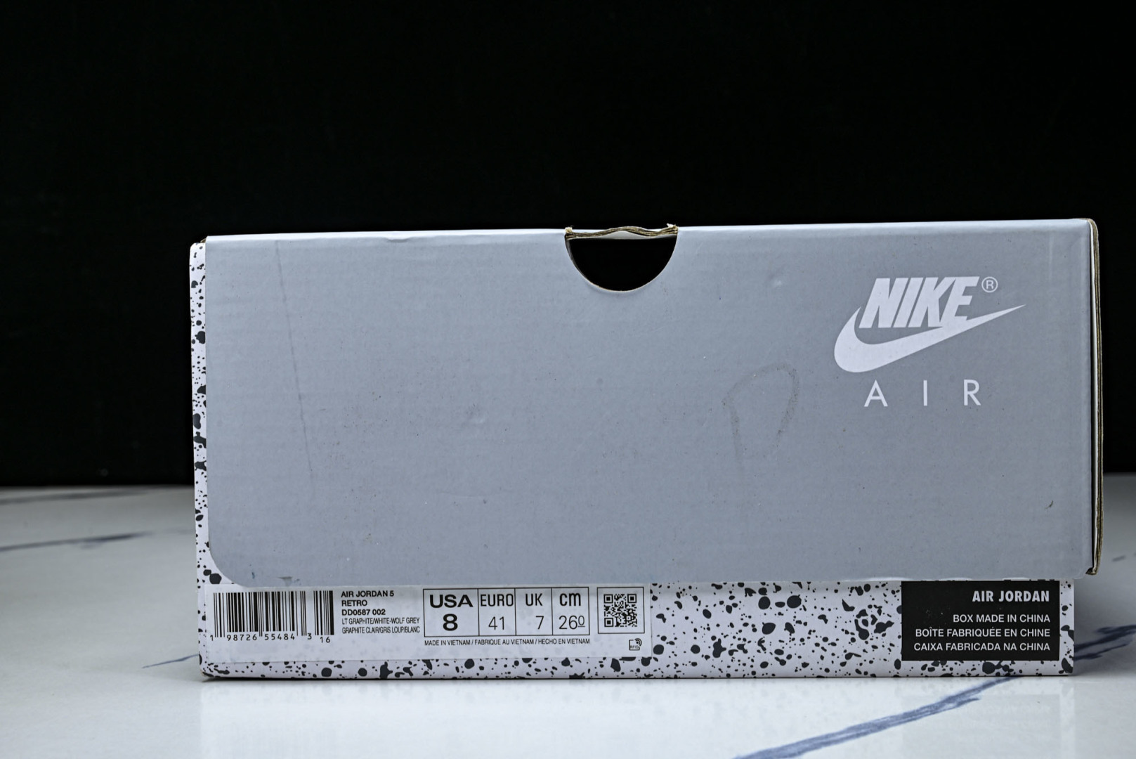 AJ5 尺码:36-47.5纯原出品-Air Jordan 5 Wolf Grey AJ5 乔5狼灰 D