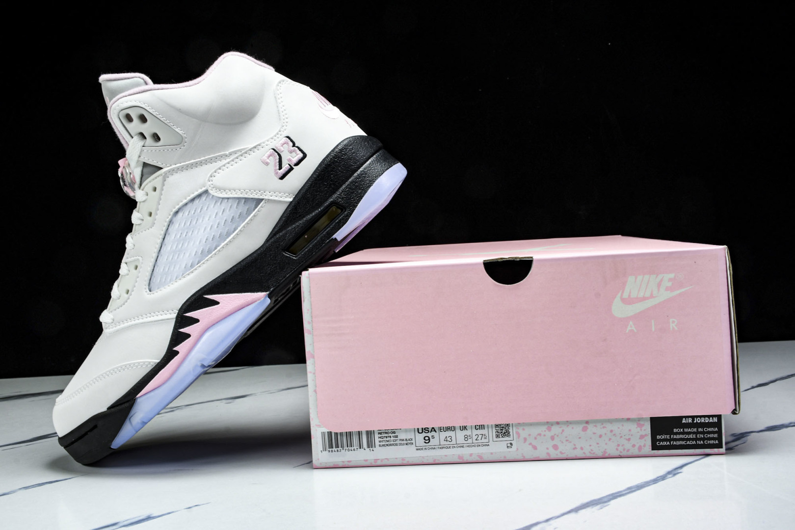 AJ5 尺码:40-47.5纯原出品-Air Jordan 5 Retro Medium Soft Pi