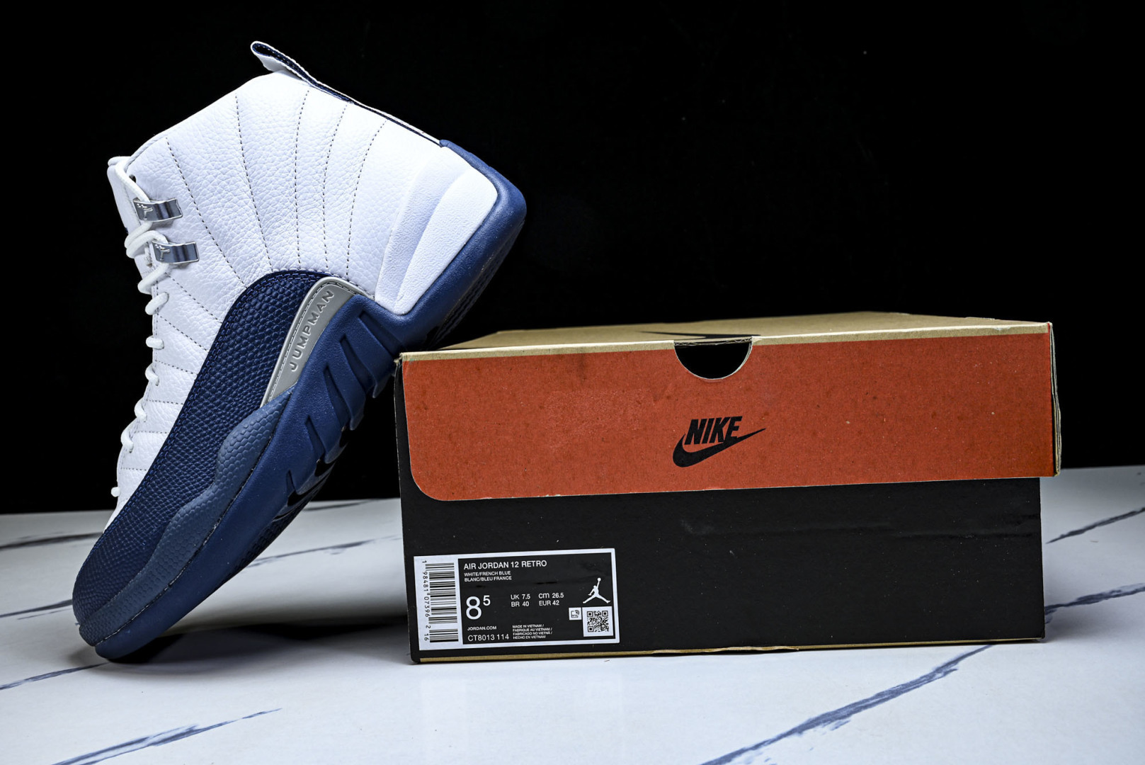 AJ12 尺码:40-48.5P:580纯原出品-Air Jordan 12 Retro French 