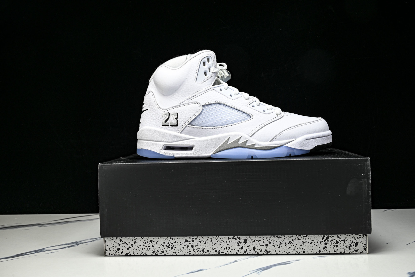 AJ5 尺码:36-47.5纯原出品-Air Jordan 5 Retro OG White Metal