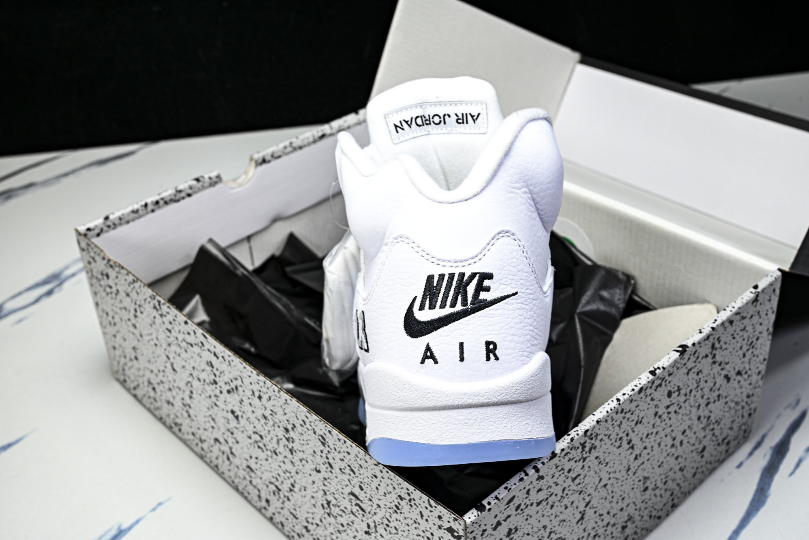 AJ5 尺码:36-47.5纯原出品-Air Jordan 5 Retro OG White Metal