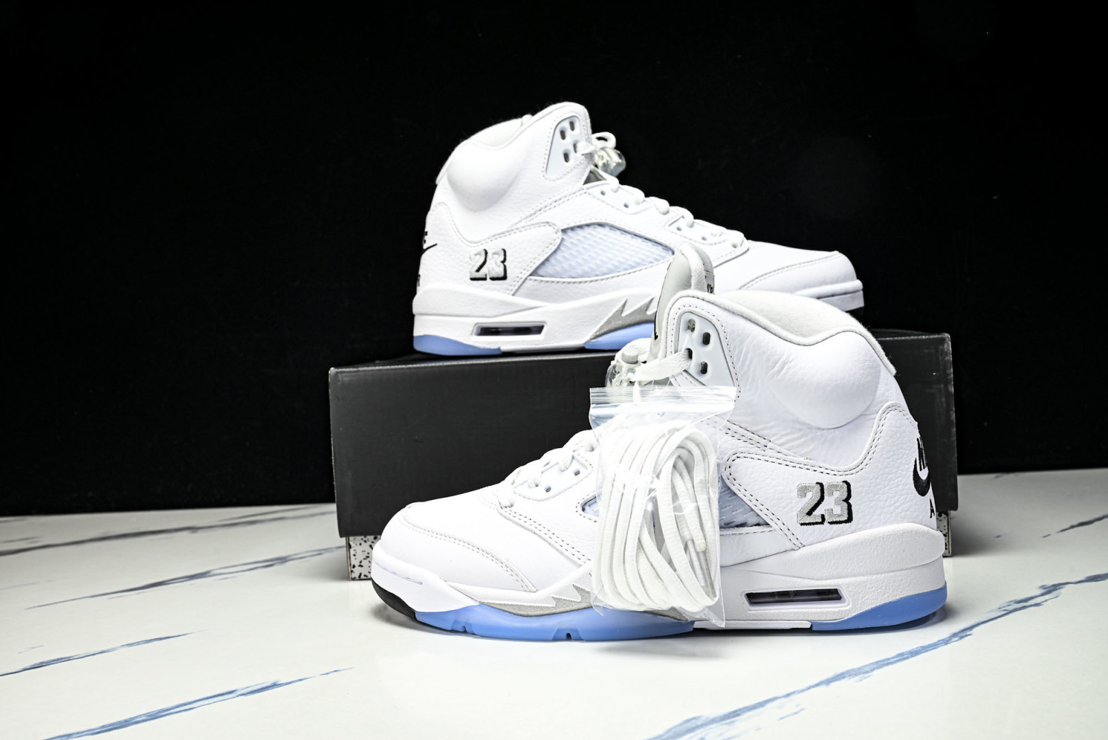 AJ5 尺码:36-47.5纯原出品-Air Jordan 5 Retro OG White Metal