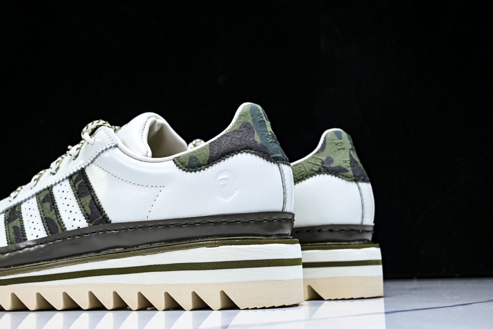 贝壳头 尺码36-45纯原版出品-Clot x Adidas Superstar 陈冠希联名 贝壳头锯齿