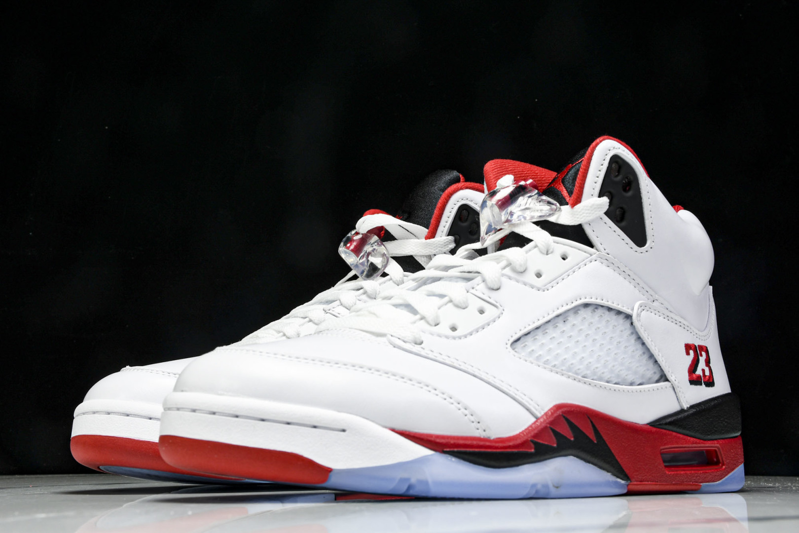 AJ5 尺码40.5-47.5P:570纯原版出品-Air Jordan 5 Retro Fire Re