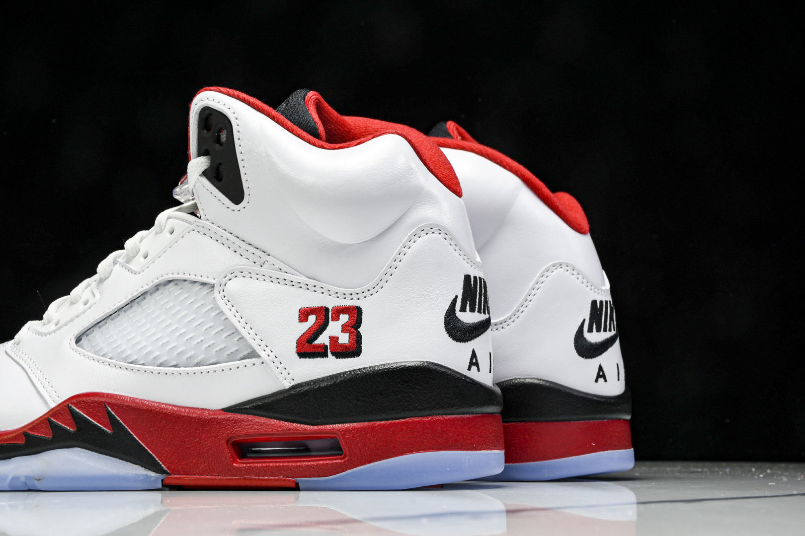 AJ5 尺码40.5-47.5P:570纯原版出品-Air Jordan 5 Retro Fire Re