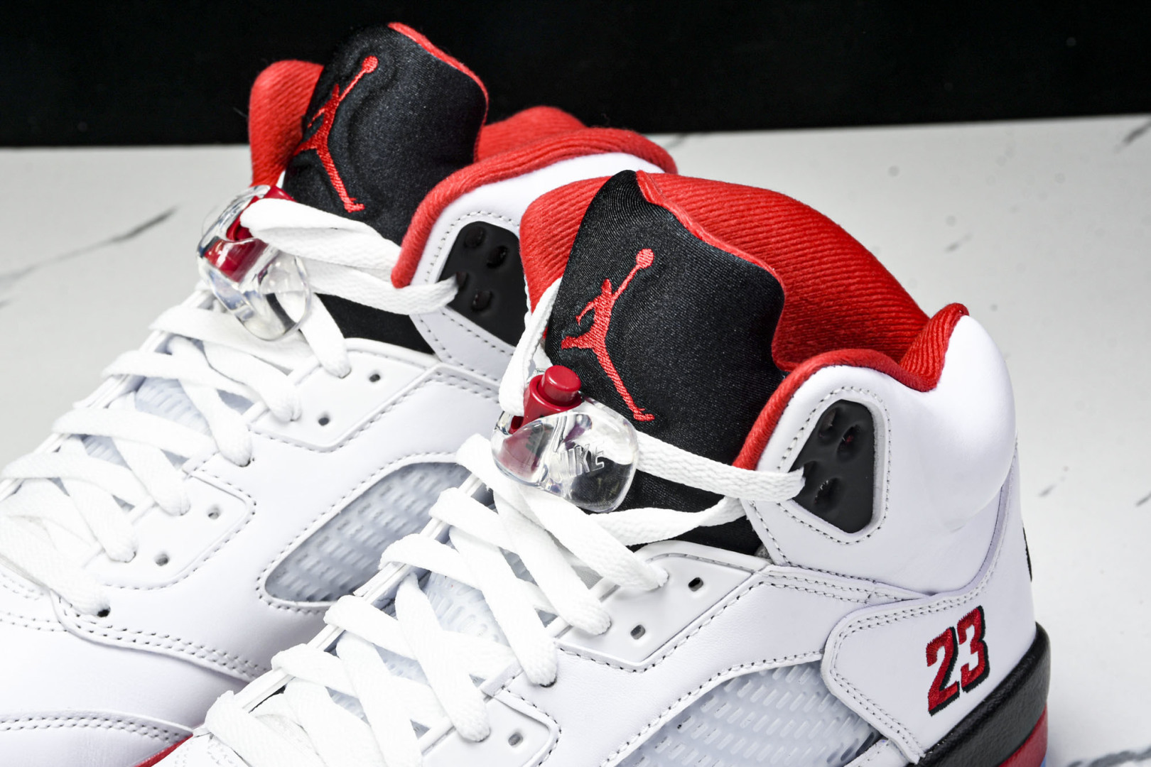 AJ5 尺码40.5-47.5P:570纯原版出品-Air Jordan 5 Retro Fire Re