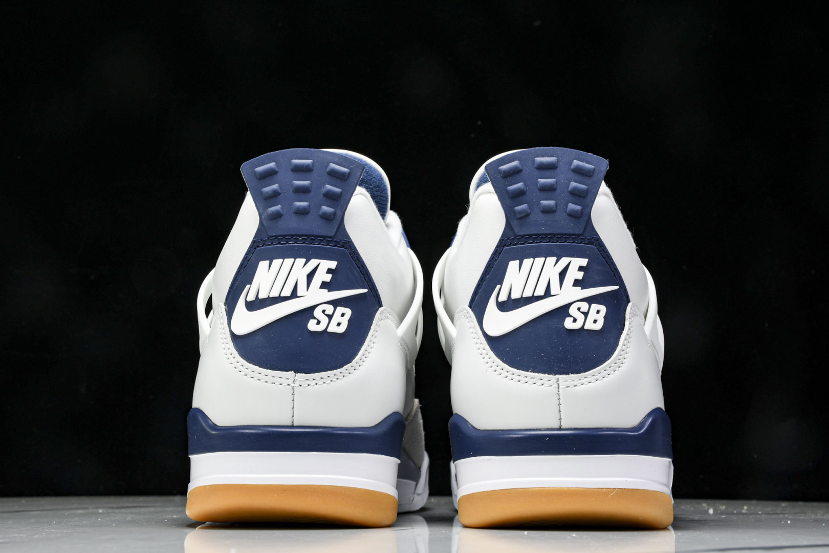 AJ4 尺码:40-47.5P:570纯原版出品-Air Jordan 4 Retro SB Navy 
