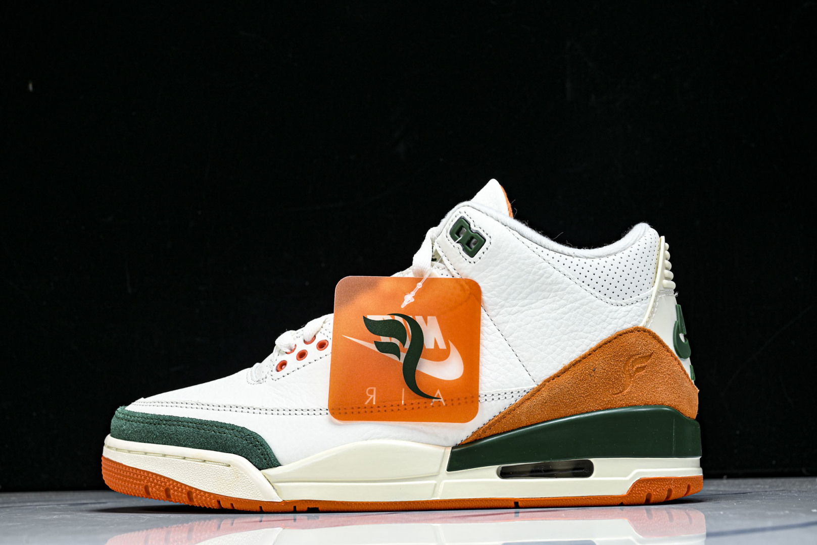 AJ3 尺码40-48.5纯原版出品-Air Jordan 3 白绿桔色 IF4491 100 YZ01
