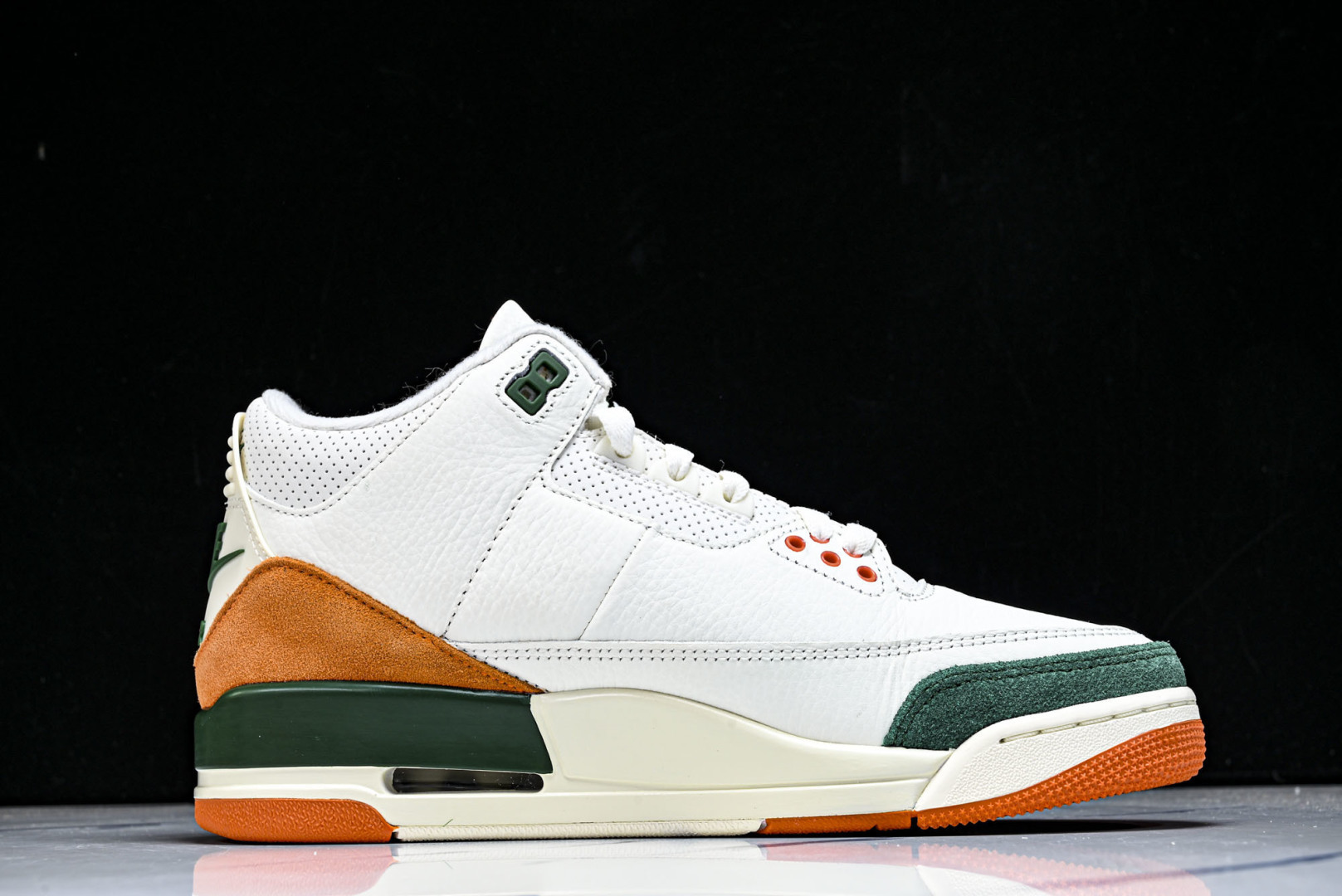 AJ3 尺码40-48.5纯原版出品-Air Jordan 3 白绿桔色 IF4491 100 YZ01