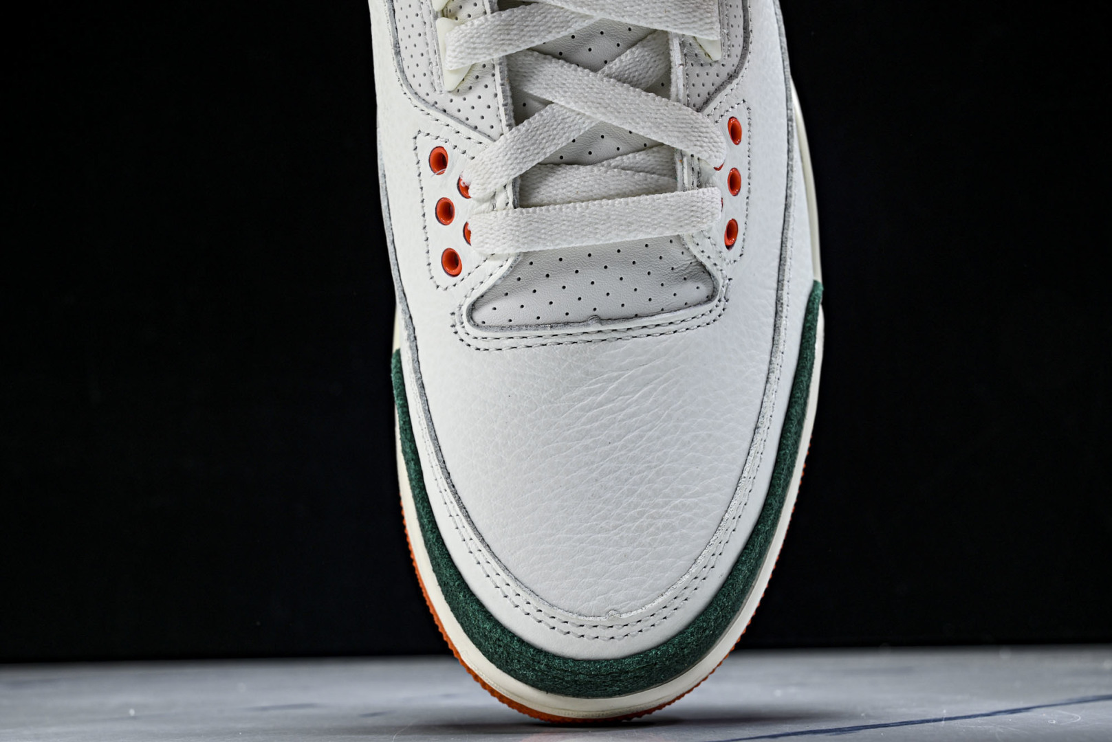 AJ3 尺码40-48.5纯原版出品-Air Jordan 3 白绿桔色 IF4491 100 YZ01