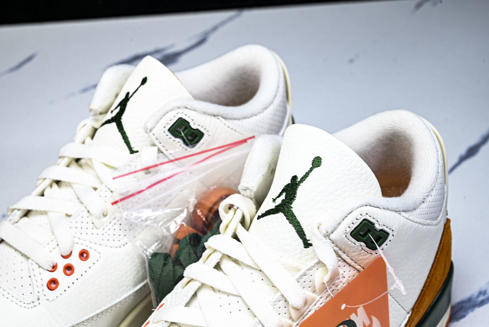 AJ3 尺码40-48.5纯原版出品-Air Jordan 3 白绿桔色 IF4491 100 YZ01